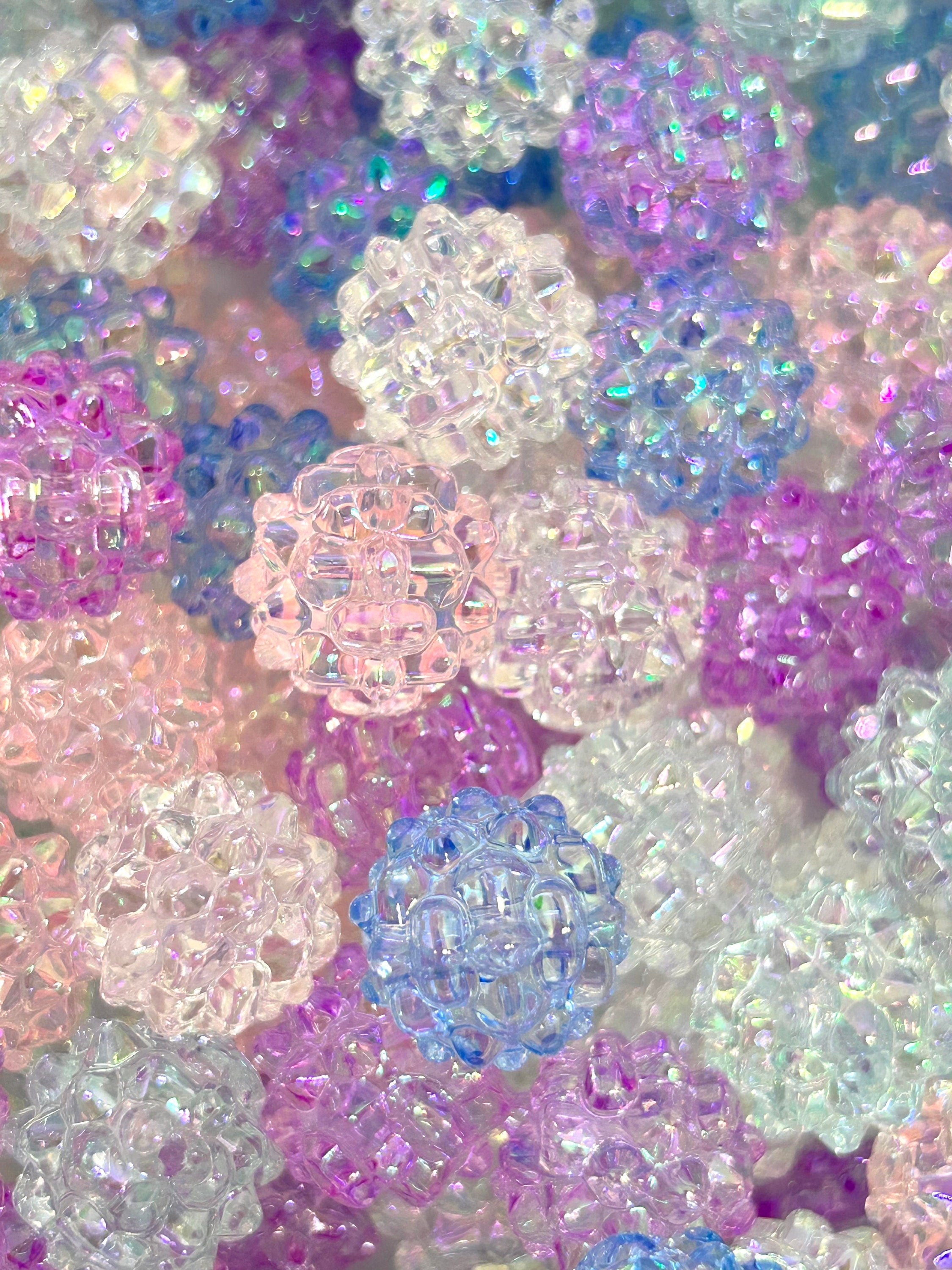 16mm Chunky Pastel Japanese Konpeito Candy Beads