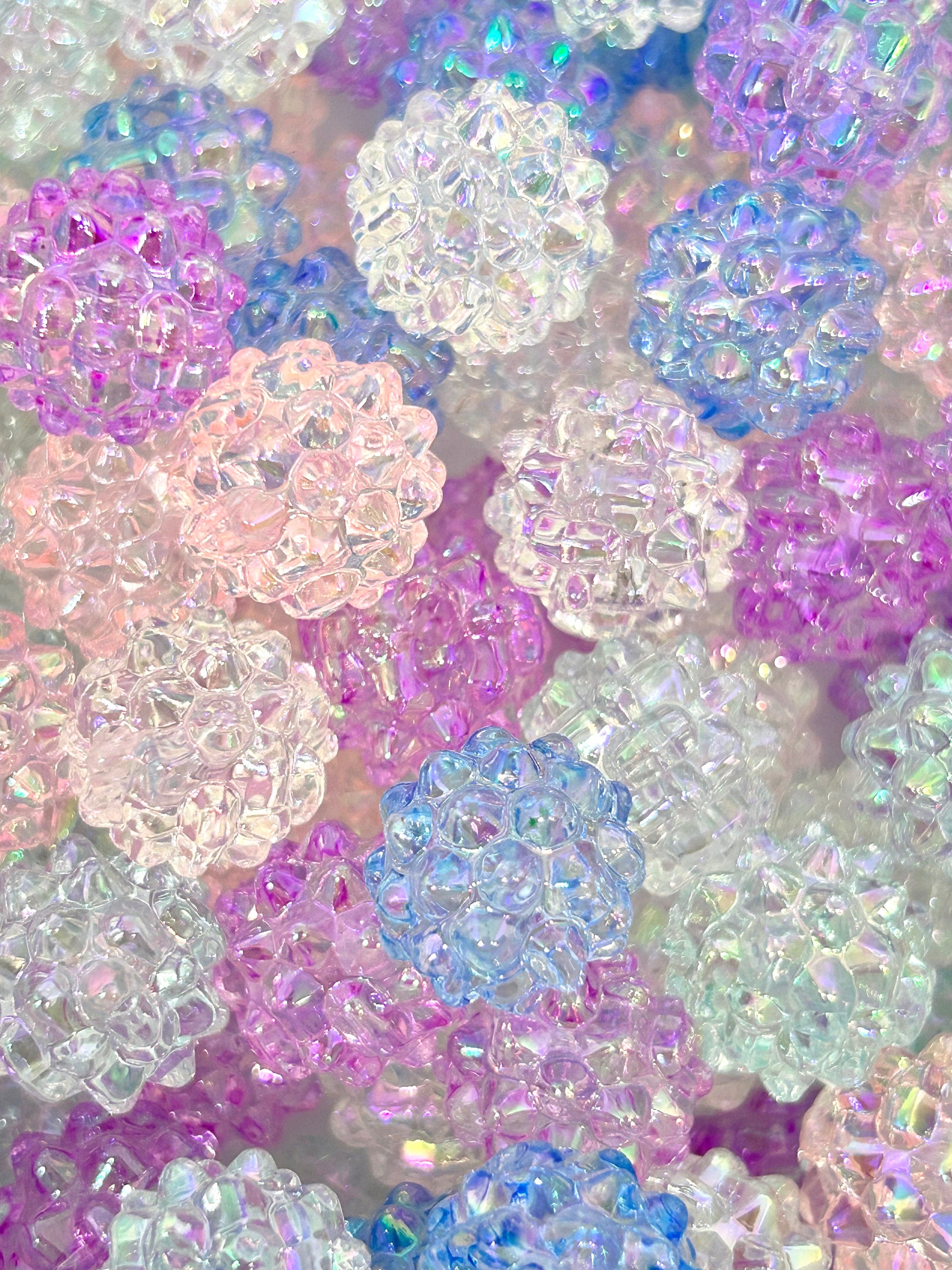 16mm Chunky Pastel Japanese Konpeito Candy Beads