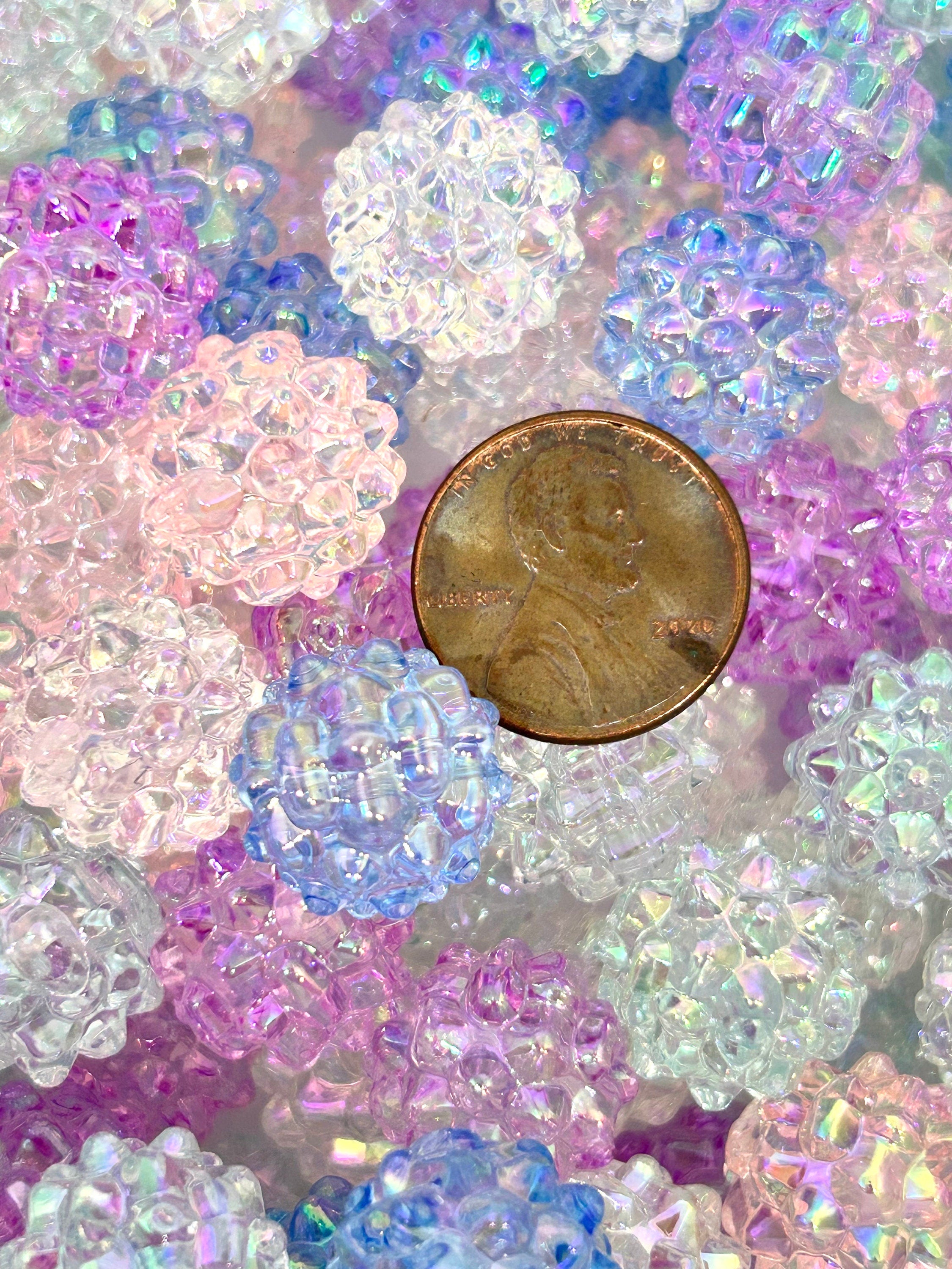 16mm Chunky Pastel Japanese Konpeito Candy Beads