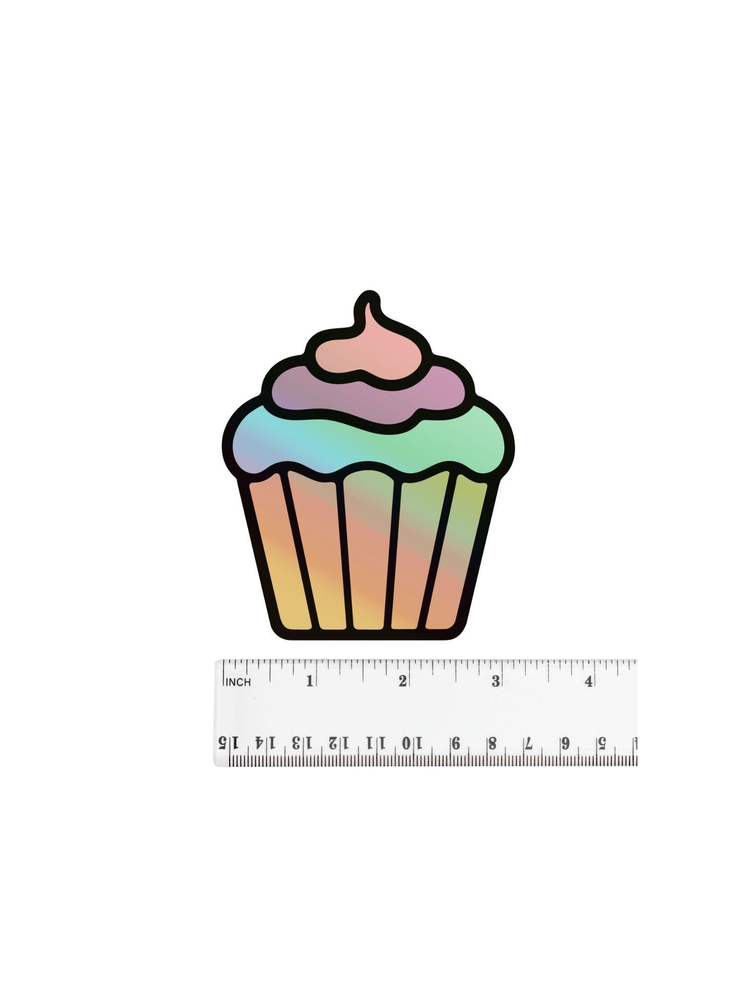 Cupcakes and Cake Sticker Pack – Cute Dessert Stickers for Laptops & Notebooks – Free Shipping!