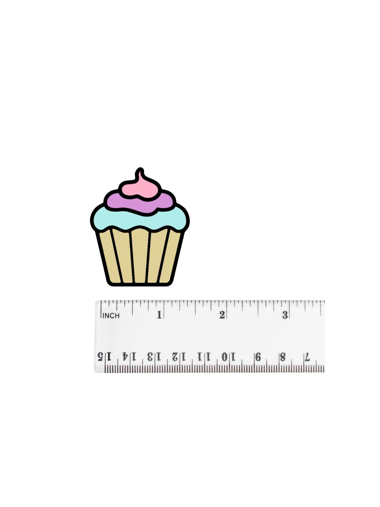 Cupcakes and Cake Sticker Pack – Cute Dessert Stickers for Laptops & Notebooks – Free Shipping!