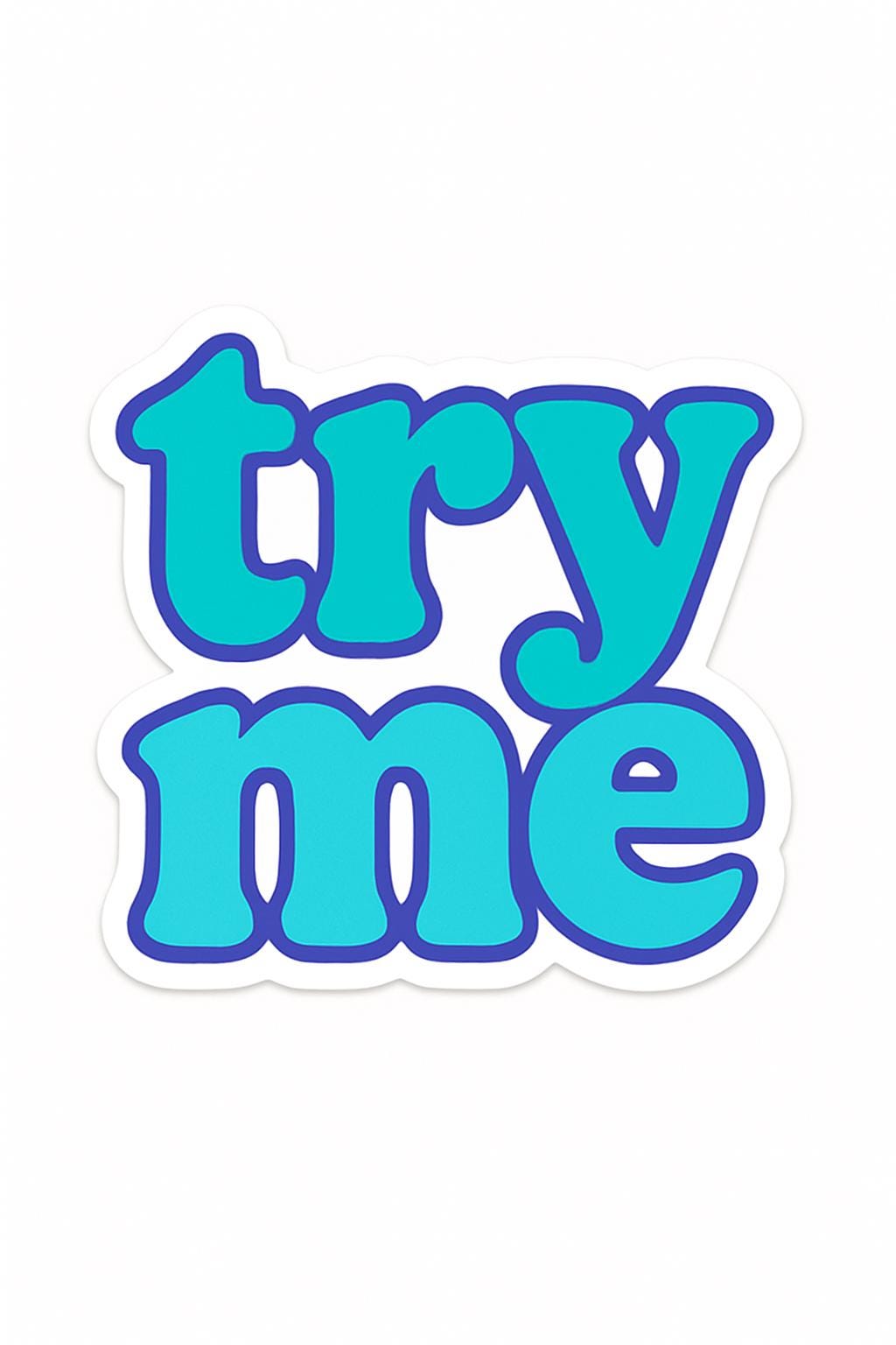Empowering Sticker Pack β 7 Confidence Vinyl Stickers for Laptop, Journal, Water Bottle | Try Me, Dream Big | Free Shipping