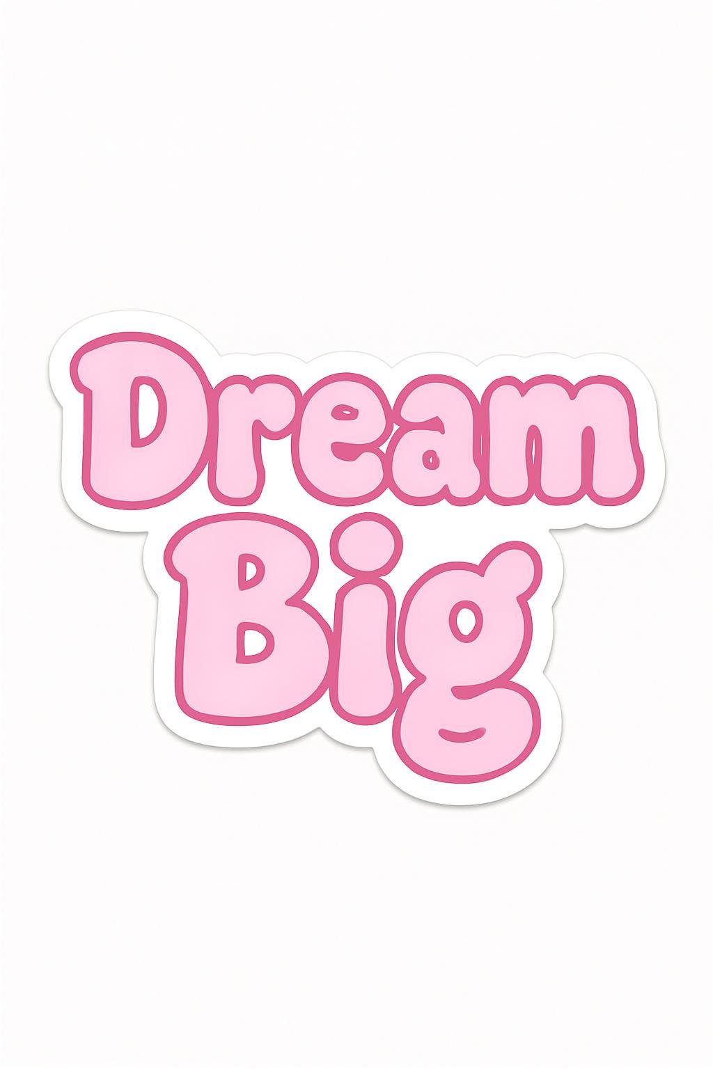 Empowering Sticker Pack β 7 Confidence Vinyl Stickers for Laptop, Journal, Water Bottle | Try Me, Dream Big | Free Shipping