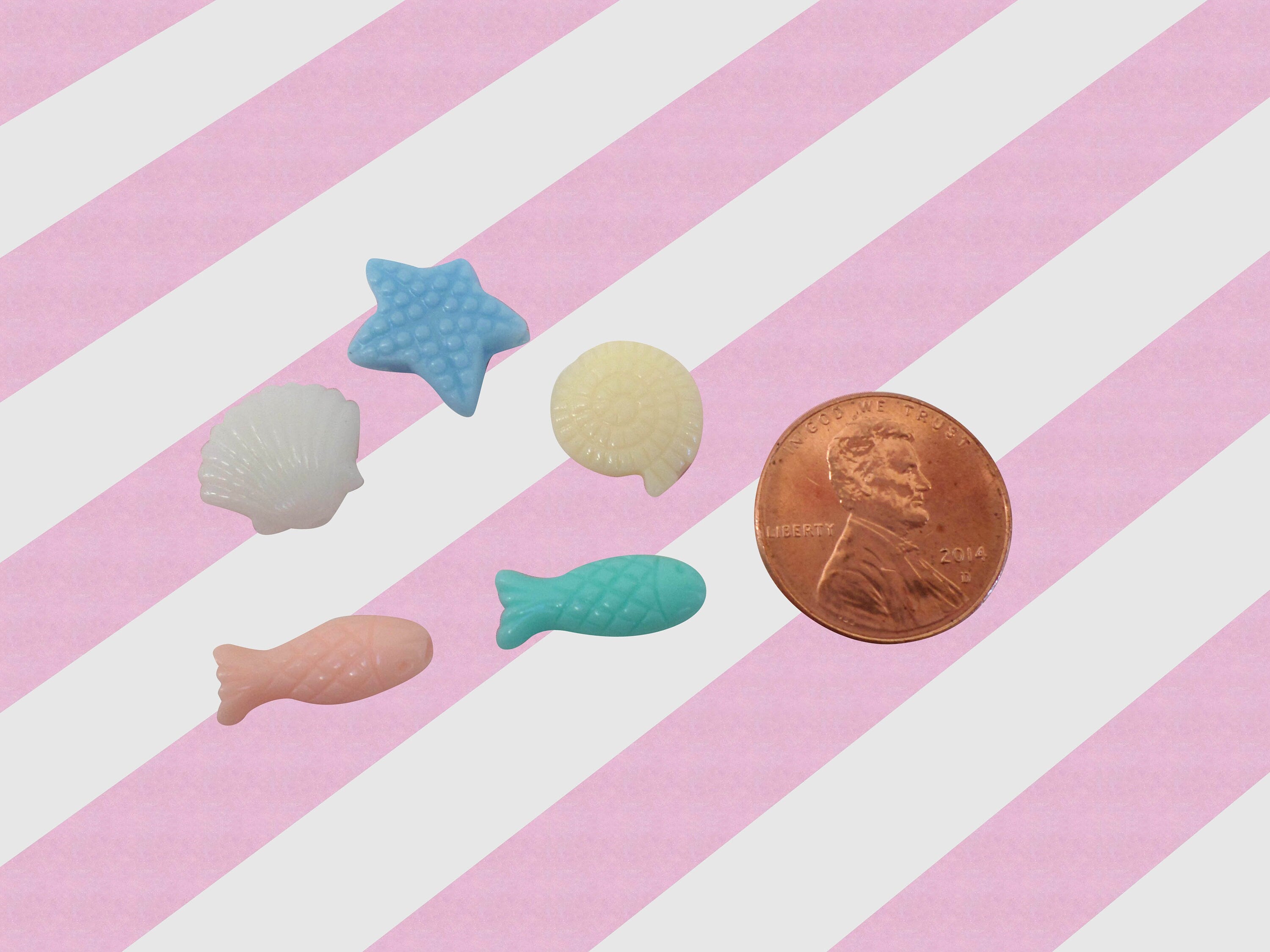 Kawaii Pastel Shell Beads, Pastel Mermaid Beads for Bracelet, Pastel Beads for Necklace, Cute Beads, Kids Beads, Kawaii Beads