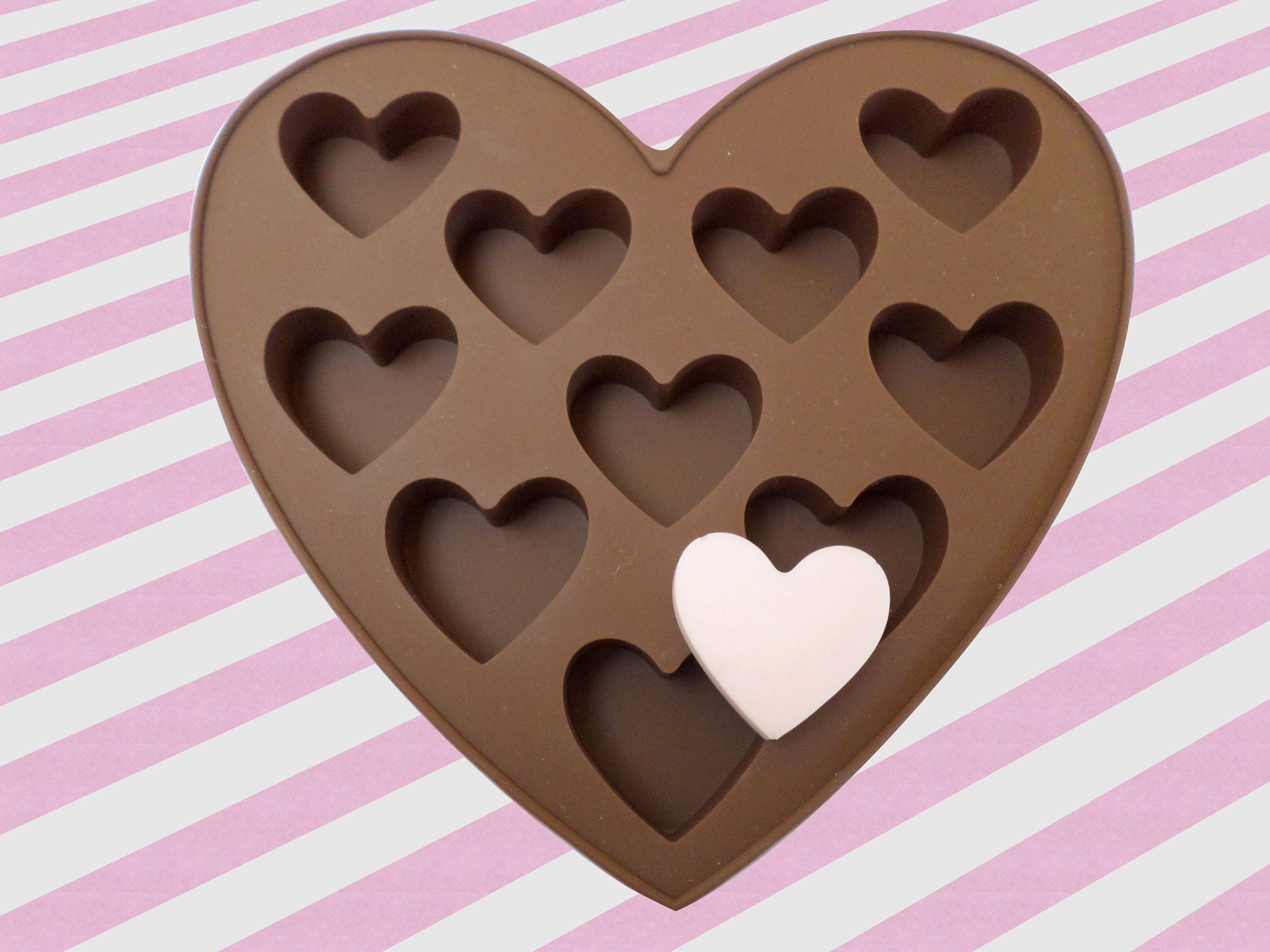 Heart Silicone Molds for Resin or Clay