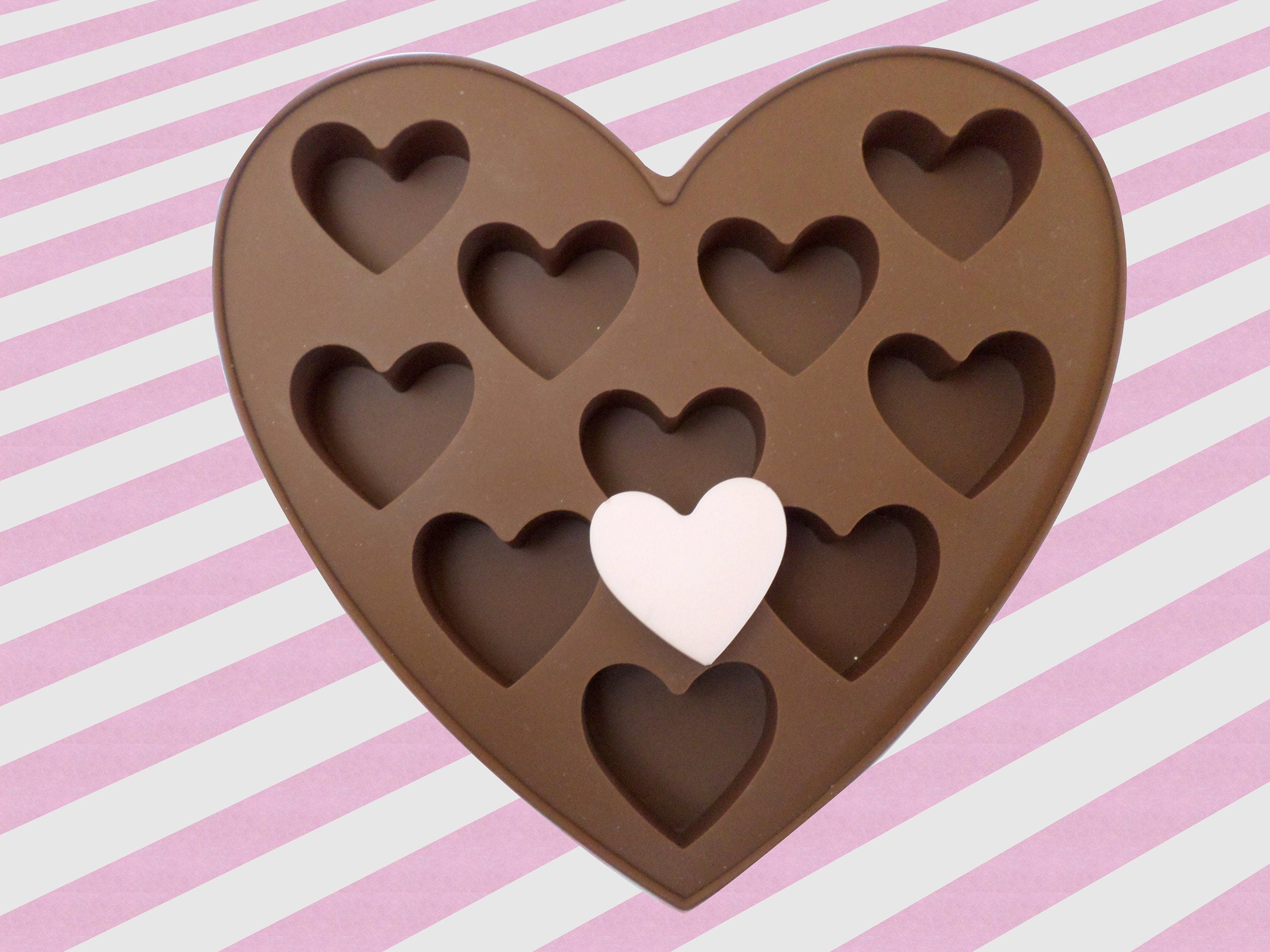 Heart Silicone Molds for Resin or Clay