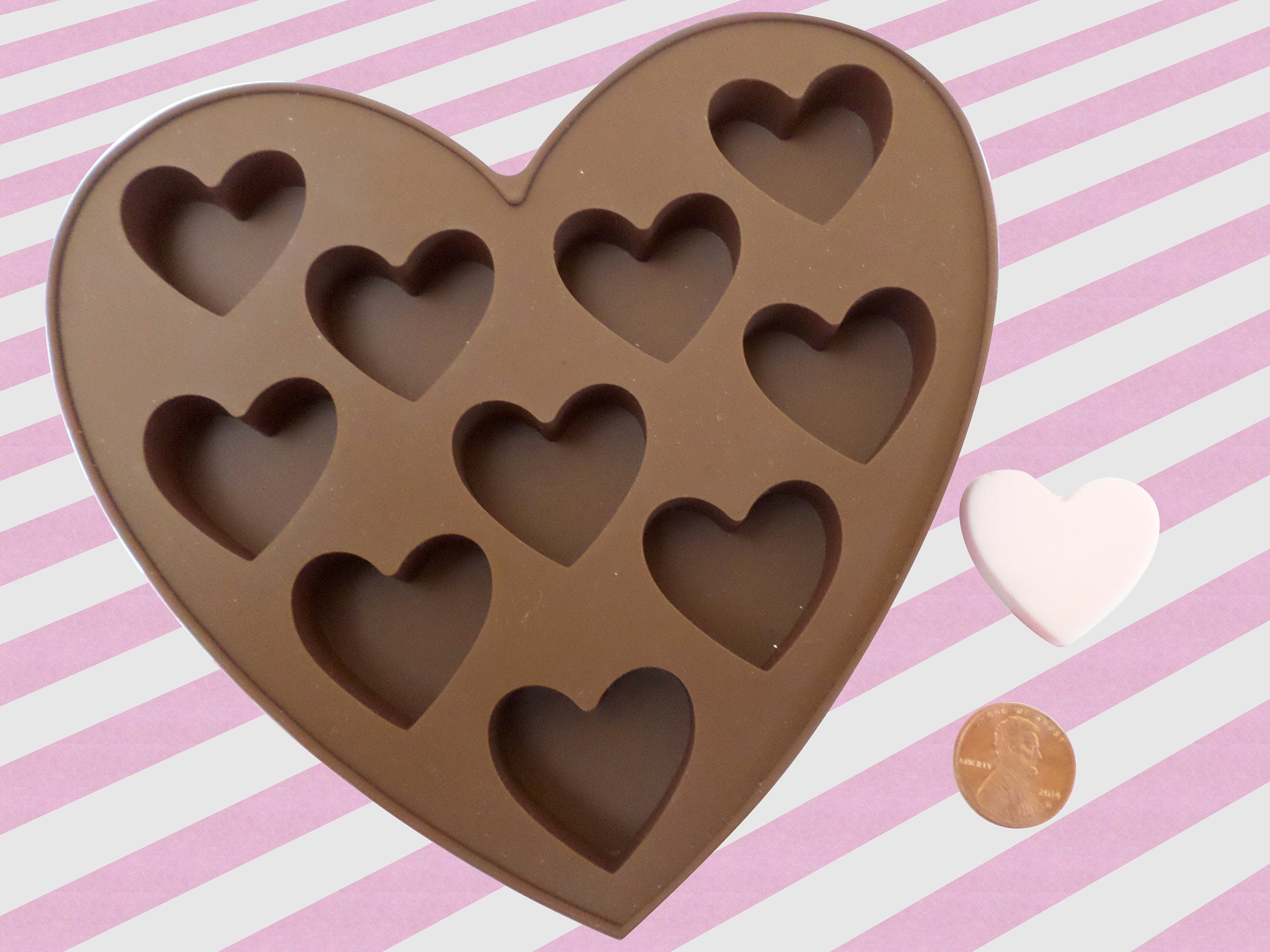 Heart Silicone Molds for Resin or Clay