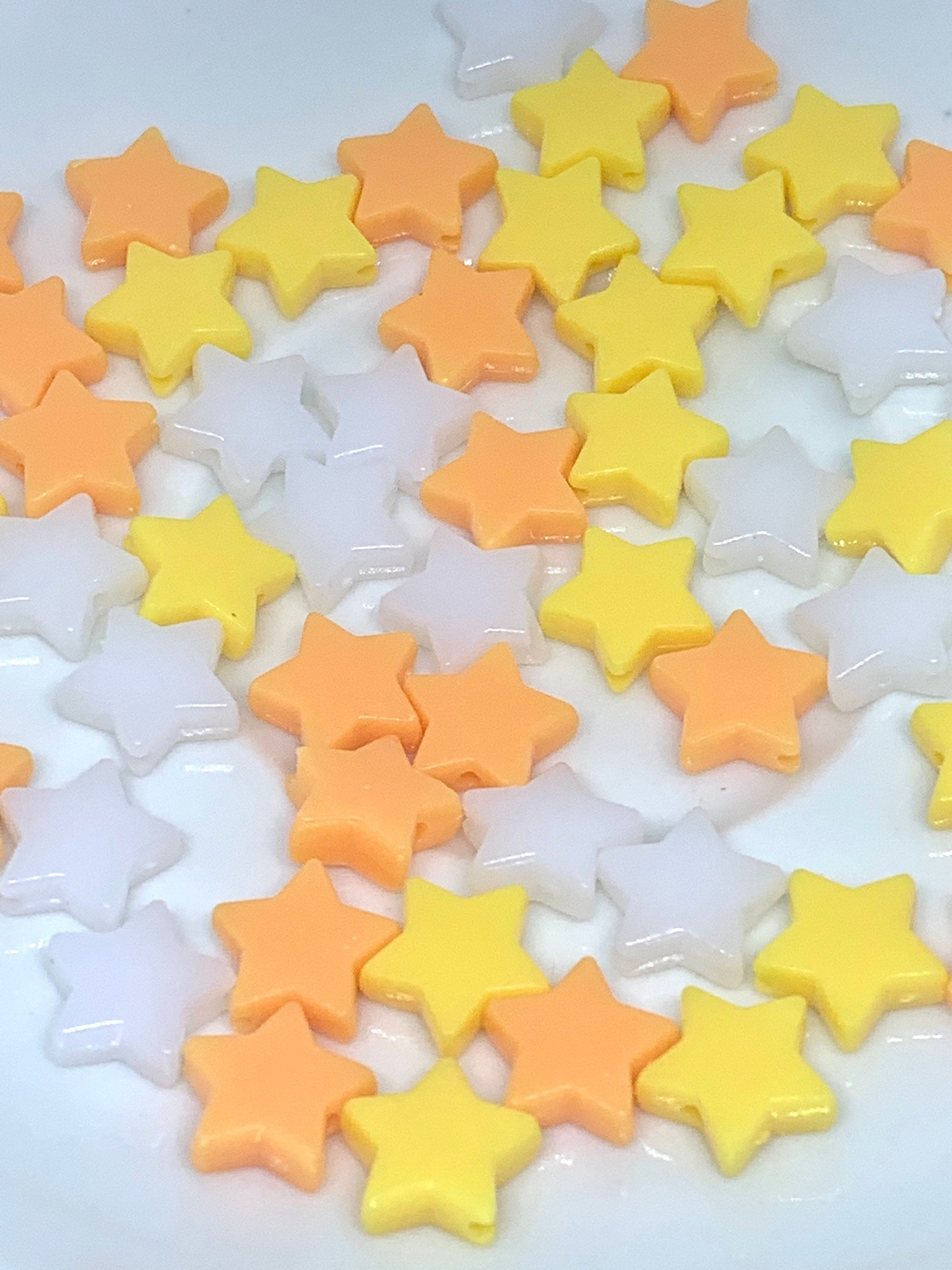 Pumpkin Spice Fall Beads, Star Beads, Halloween beads