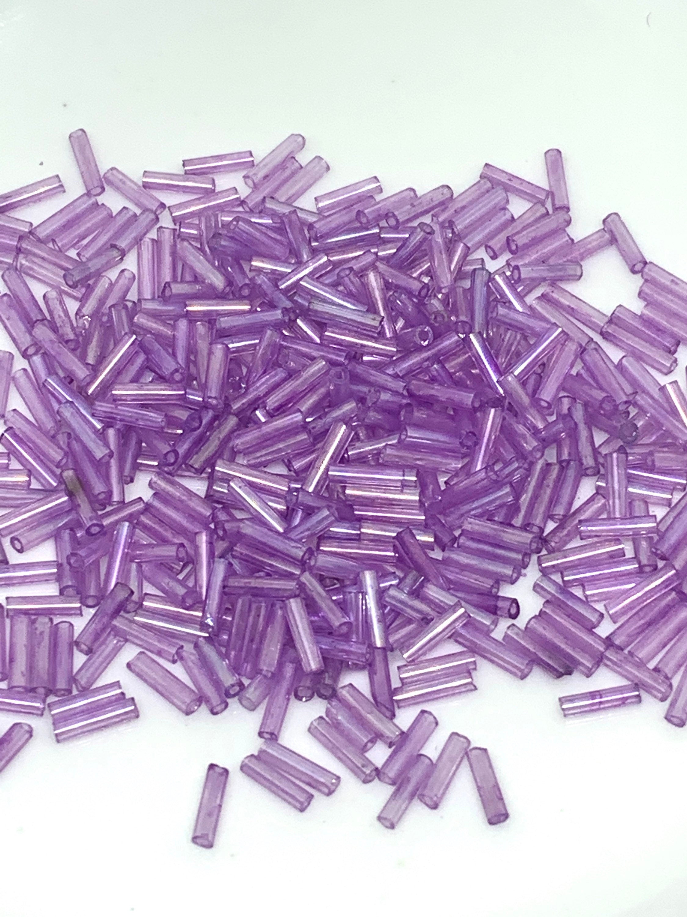 Purple Sprinkle Candy Spacer Beads, 400 pc set
