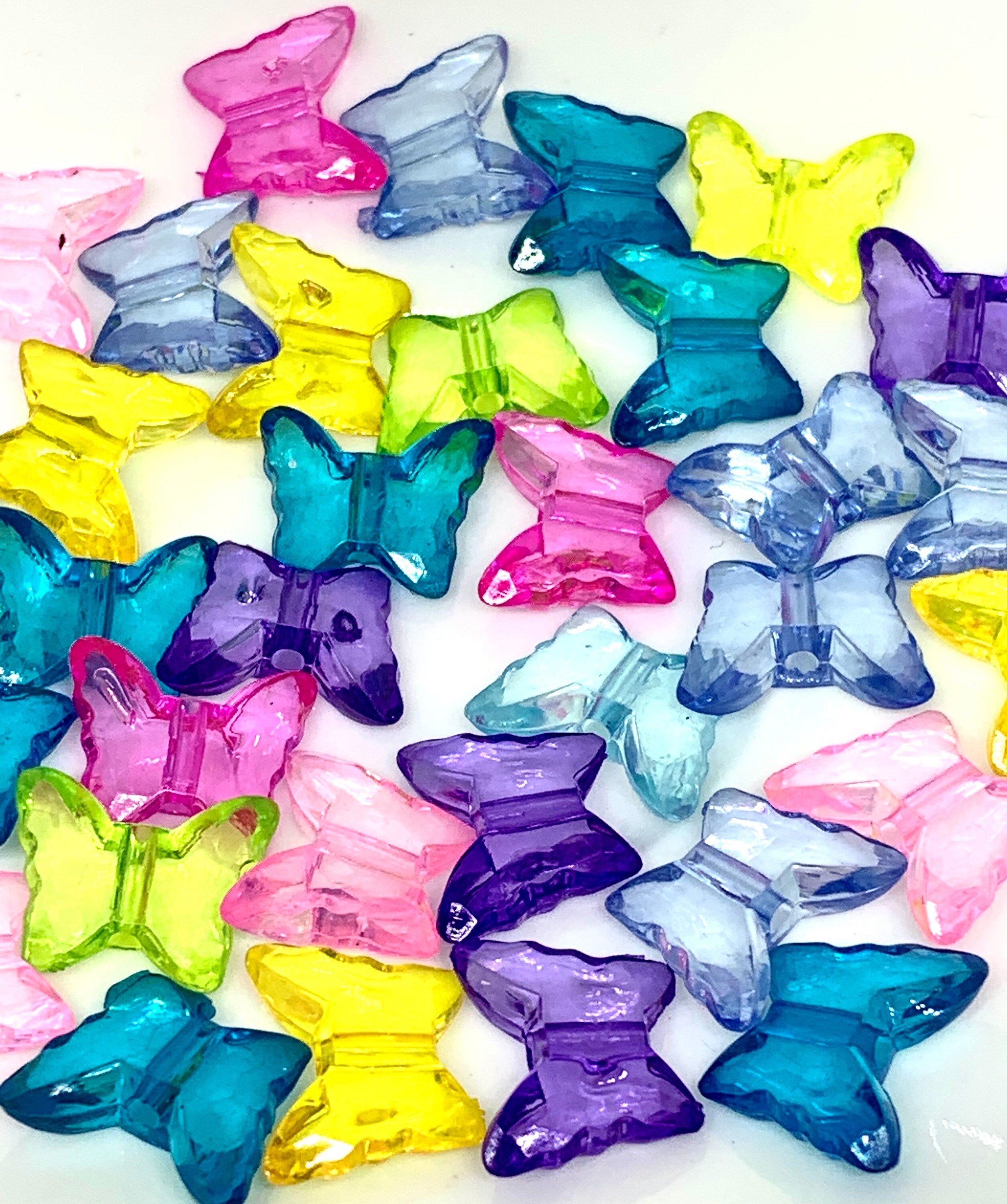 Kawaii Butterfly Beads, Spacer Beads, DIY Beads, Japanese Beads