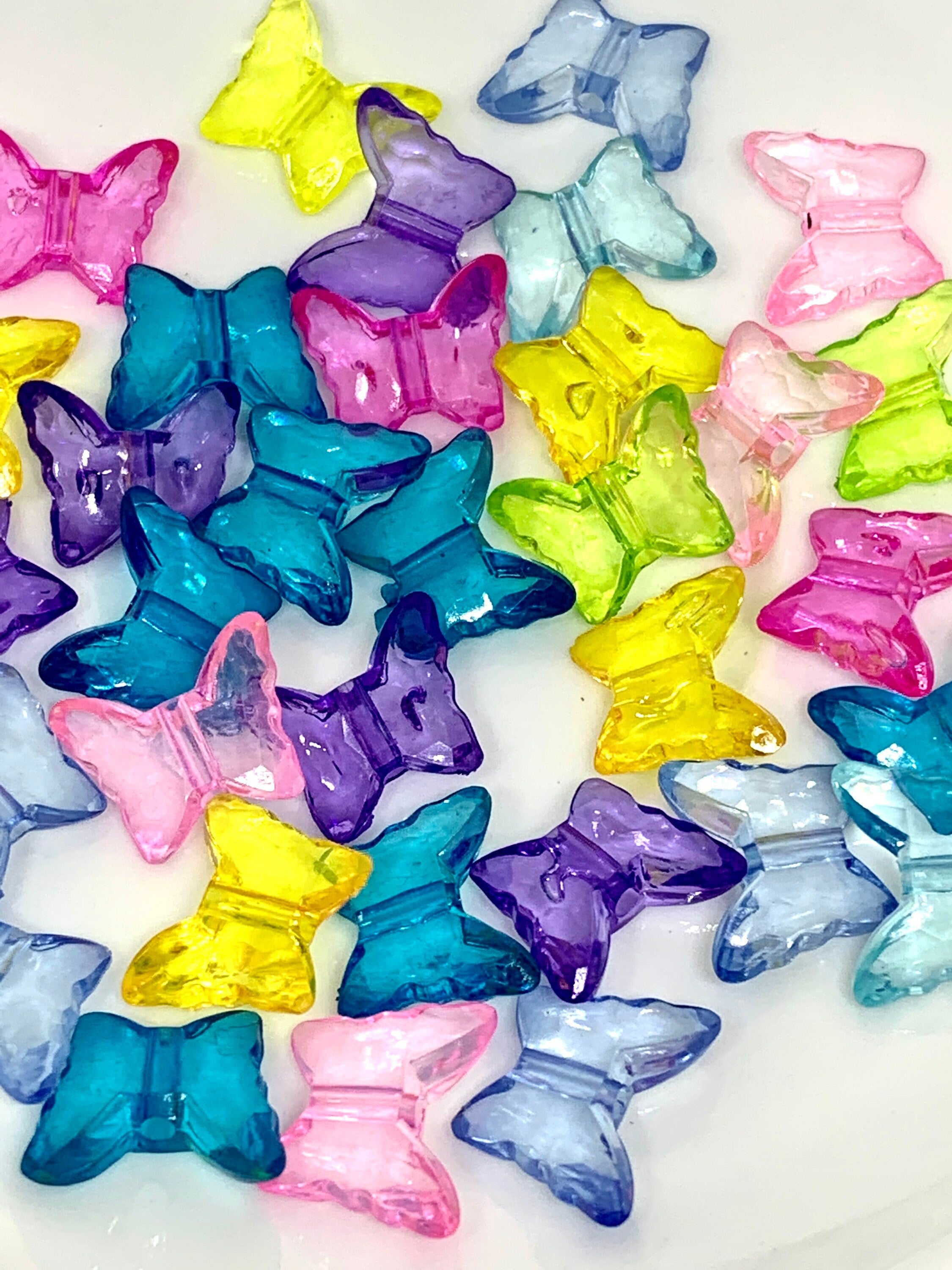 Kawaii Butterfly Beads, Spacer Beads, DIY Beads, Japanese Beads