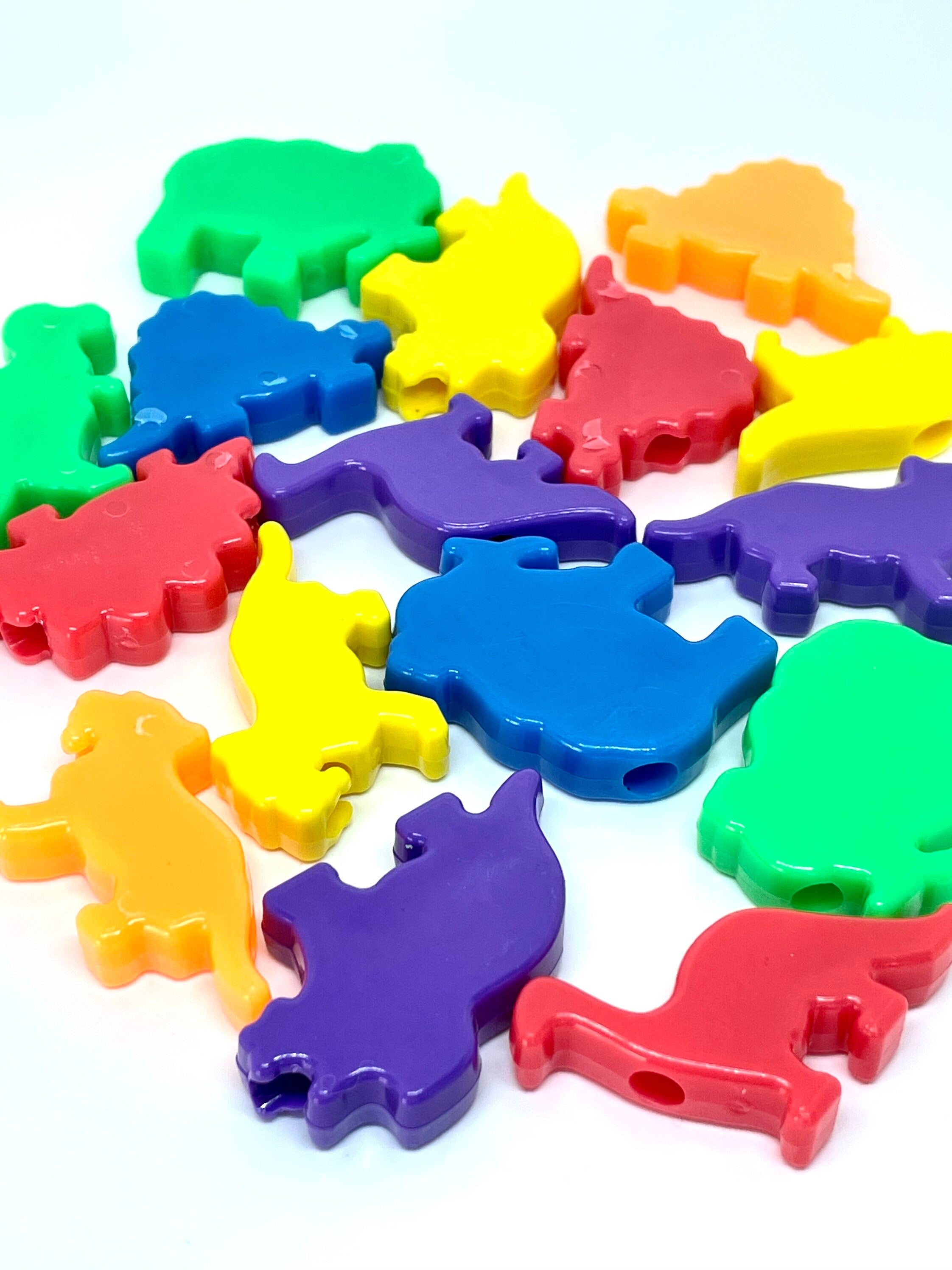 Rainbow Dinosaur Pendant, Cute Supplies, Kawaii Jewelry, Dino Jewelry, Dinosaur Beads, Cute Pendants, Prehistoric Animals