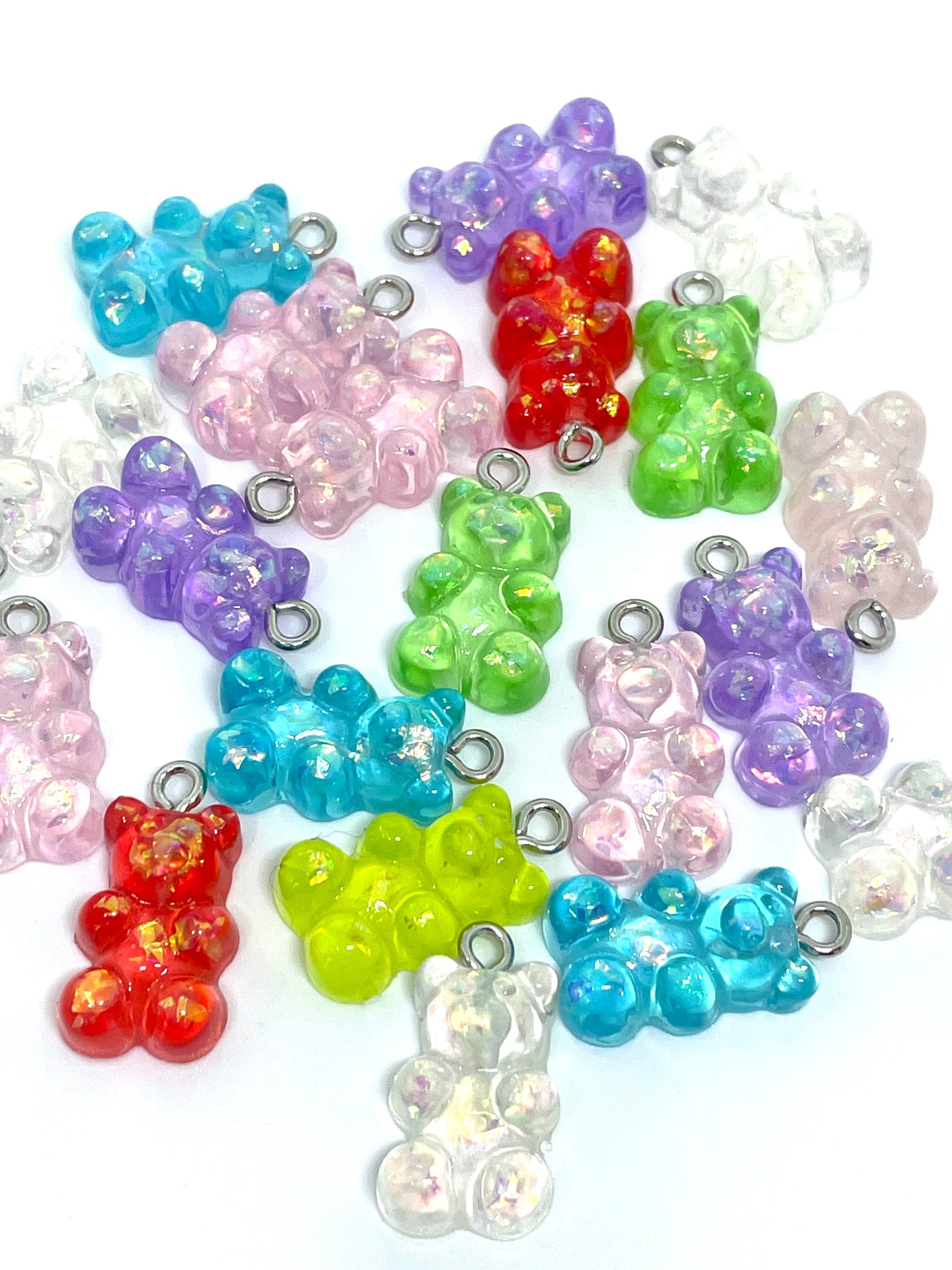 Gummy Bear Charm, Candy Charm, Cute Charm for Bracelet, Cute Charm for Necklace, 12mm