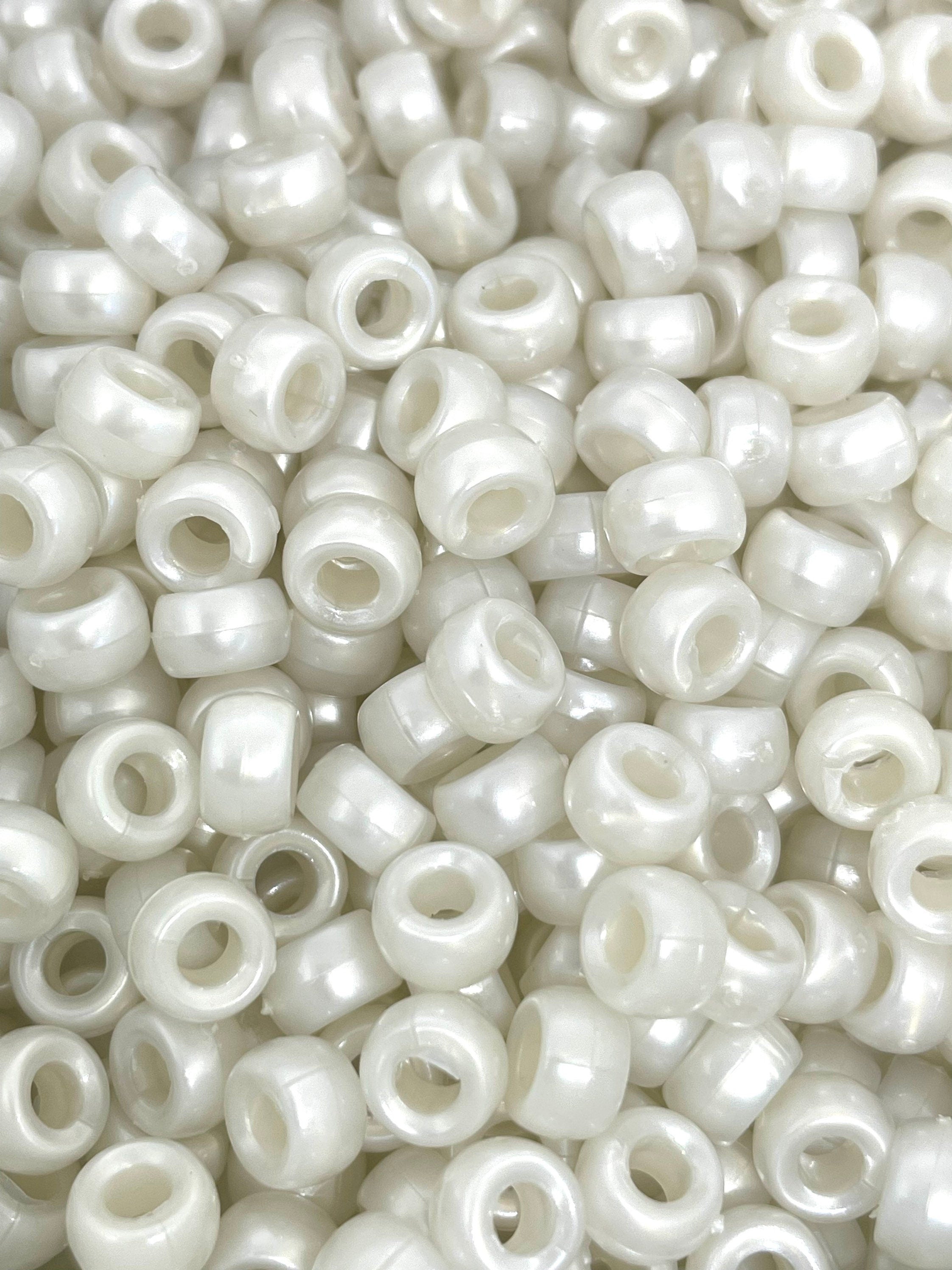 Mini Barrel Beads Cutie Mix, Pastel Bead Assortment, 6.5mm Mini Kandi Beads for Bracelet, Delicate Beads for Jewelry
