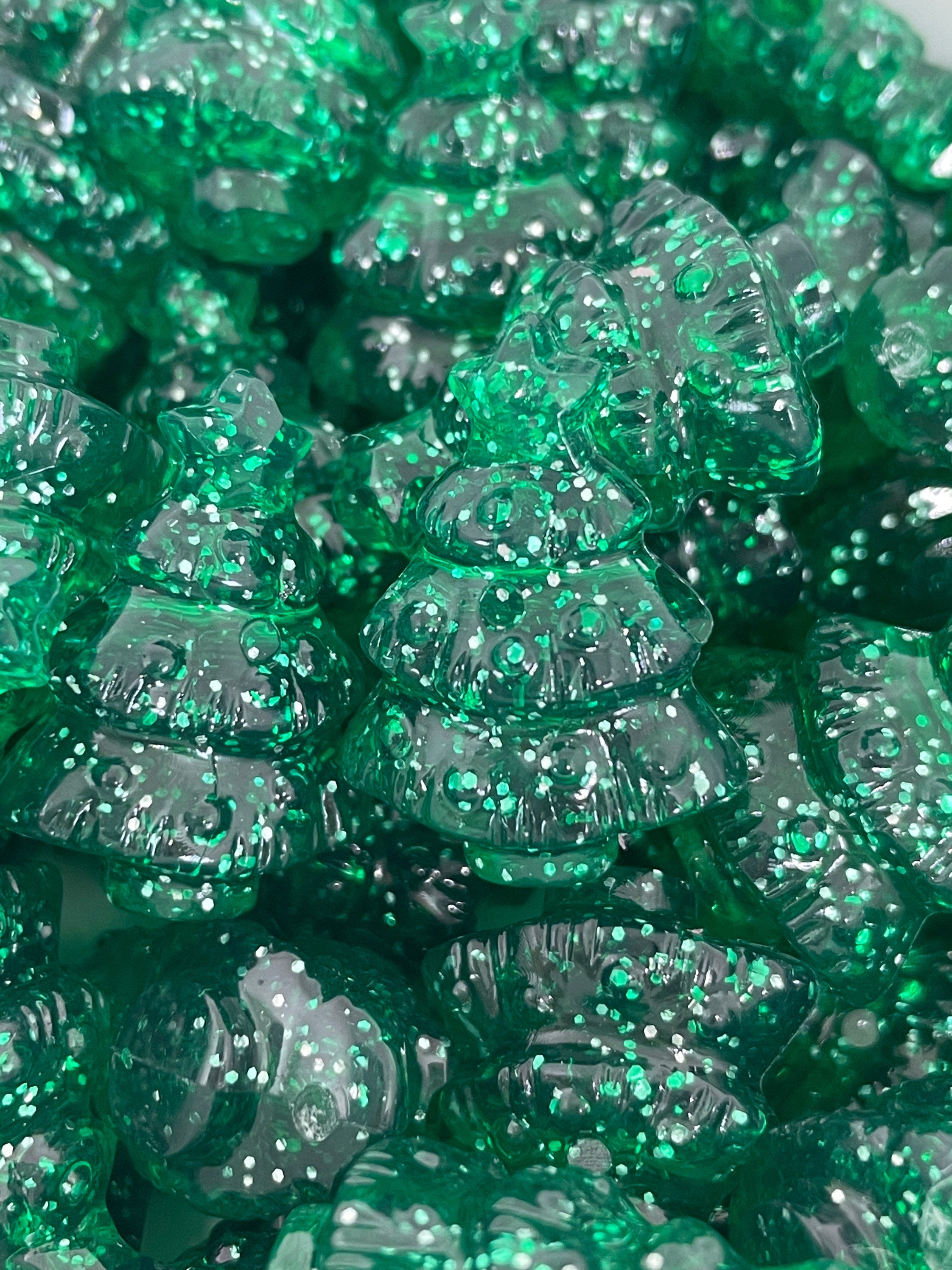 Christmas Beads, Holiday Bead Mix for Garlands, Snowman Beads, Christmas Tree Beads, Santa Beads, Xmas Beads for Jewelry Making