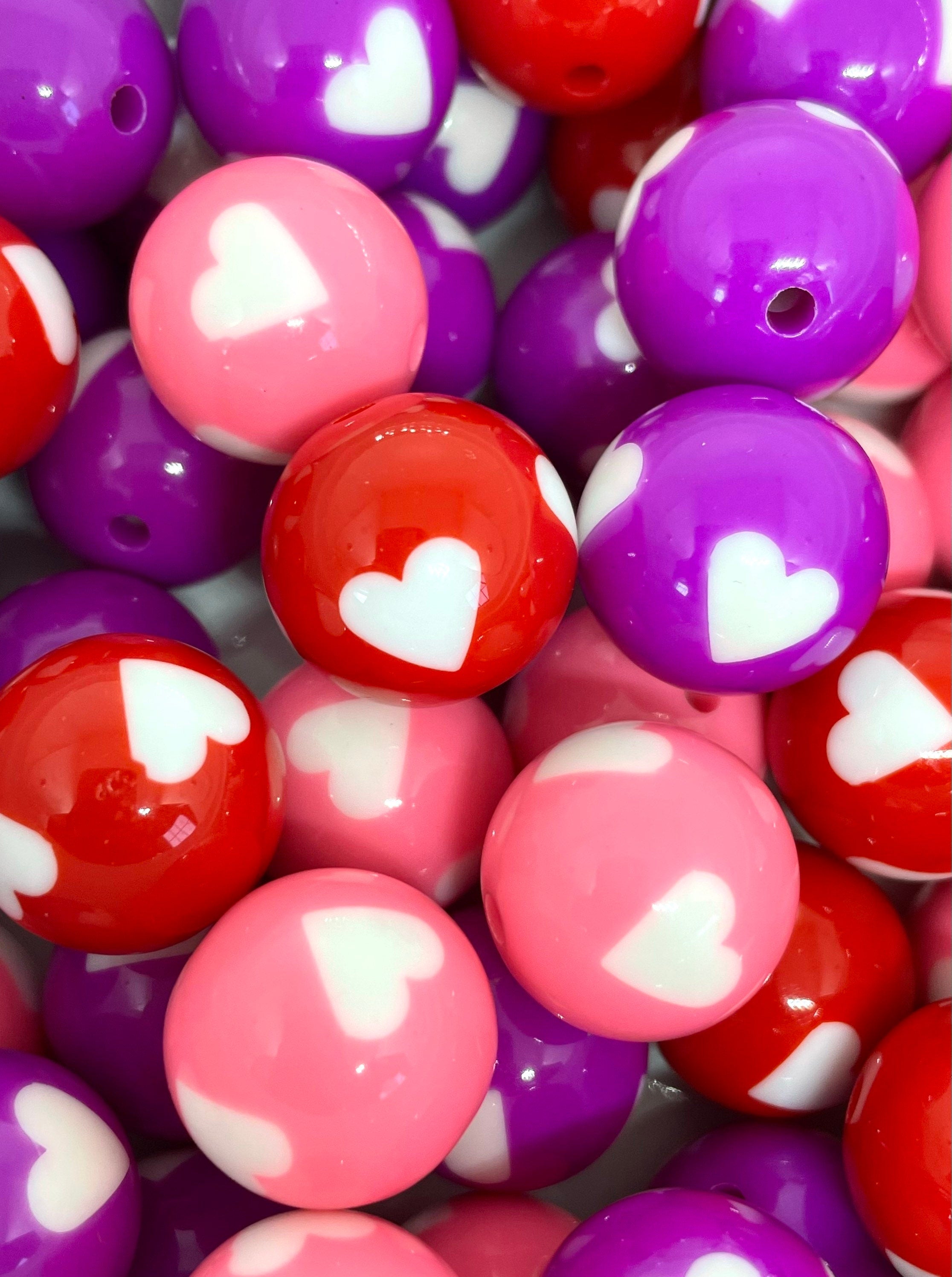 Chunky Bead Set for Jewelry Making, Bubblegum Bead Mix for Chunky Necklace, Mixed Beads, Gift for Her, Bead Variety, Beads Assortment