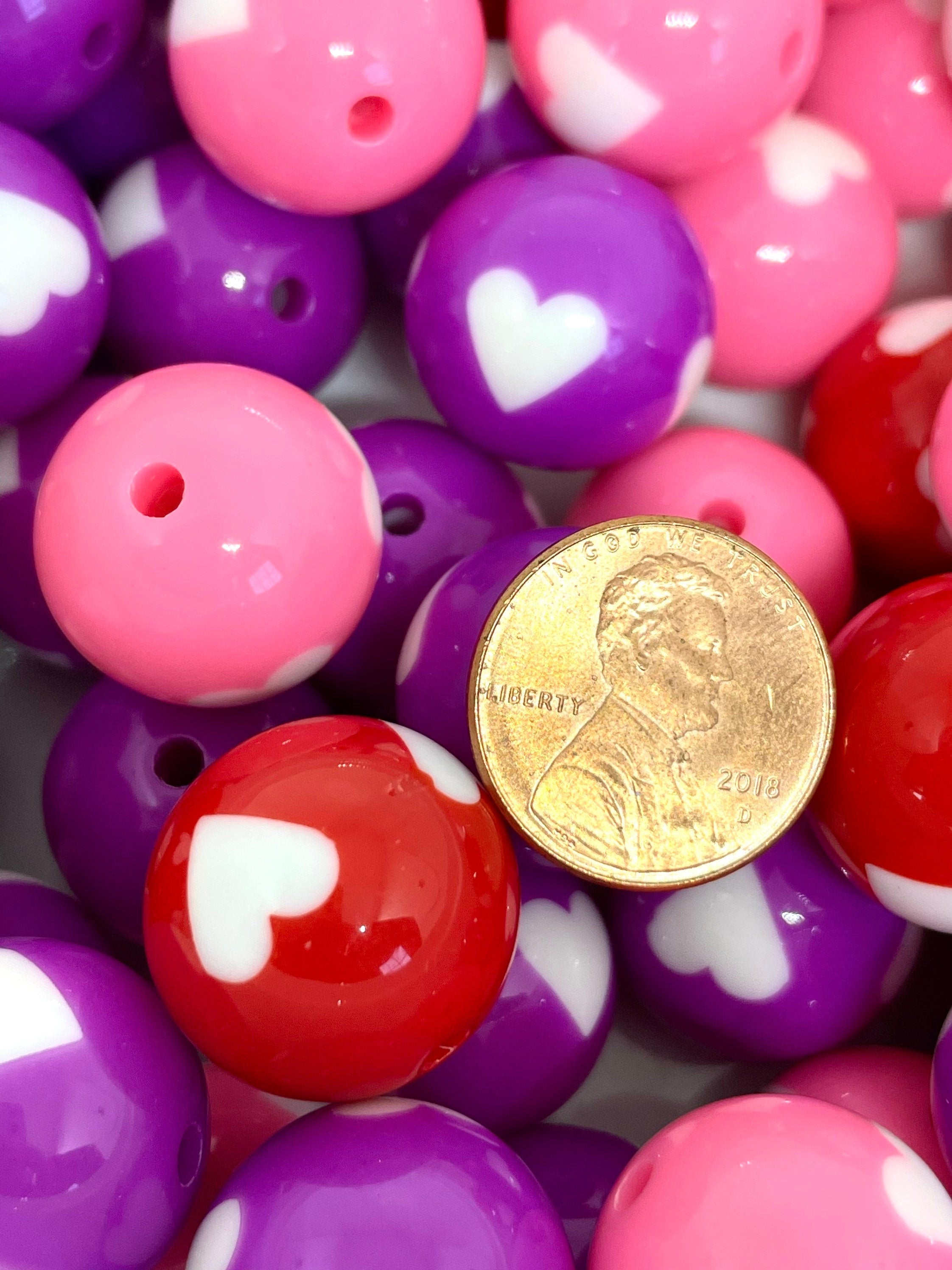 Chunky Bead Set for Jewelry Making, Bubblegum Bead Mix for Chunky Necklace, Mixed Beads, Gift for Her, Bead Variety, Beads Assortment