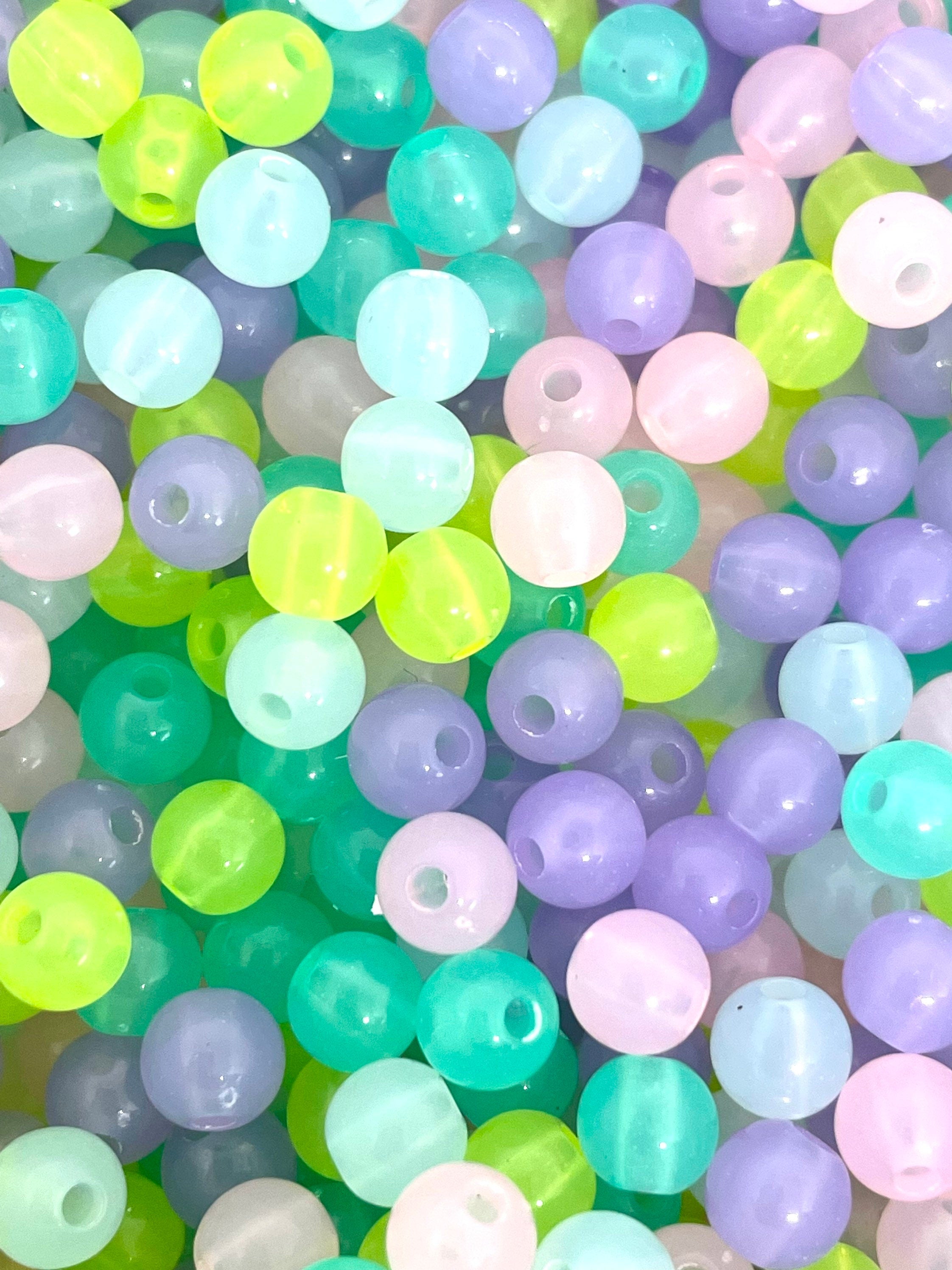 Candy Spacer Beads, Cute Acrylic Bead Mix for Jewelry Making, Bulk Beads for Bracelet, Yami Kawaii Beads, Gyaru Beads for Mask