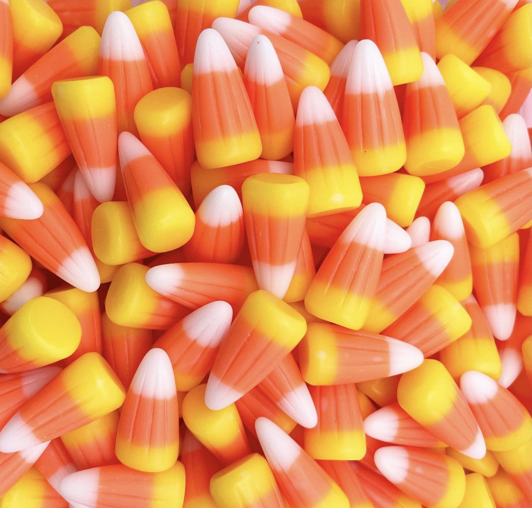 Halloween Cabochons, Candy Corn Cabochons, Cute Halloween Charms, Fake Candy for Halloween Decorations