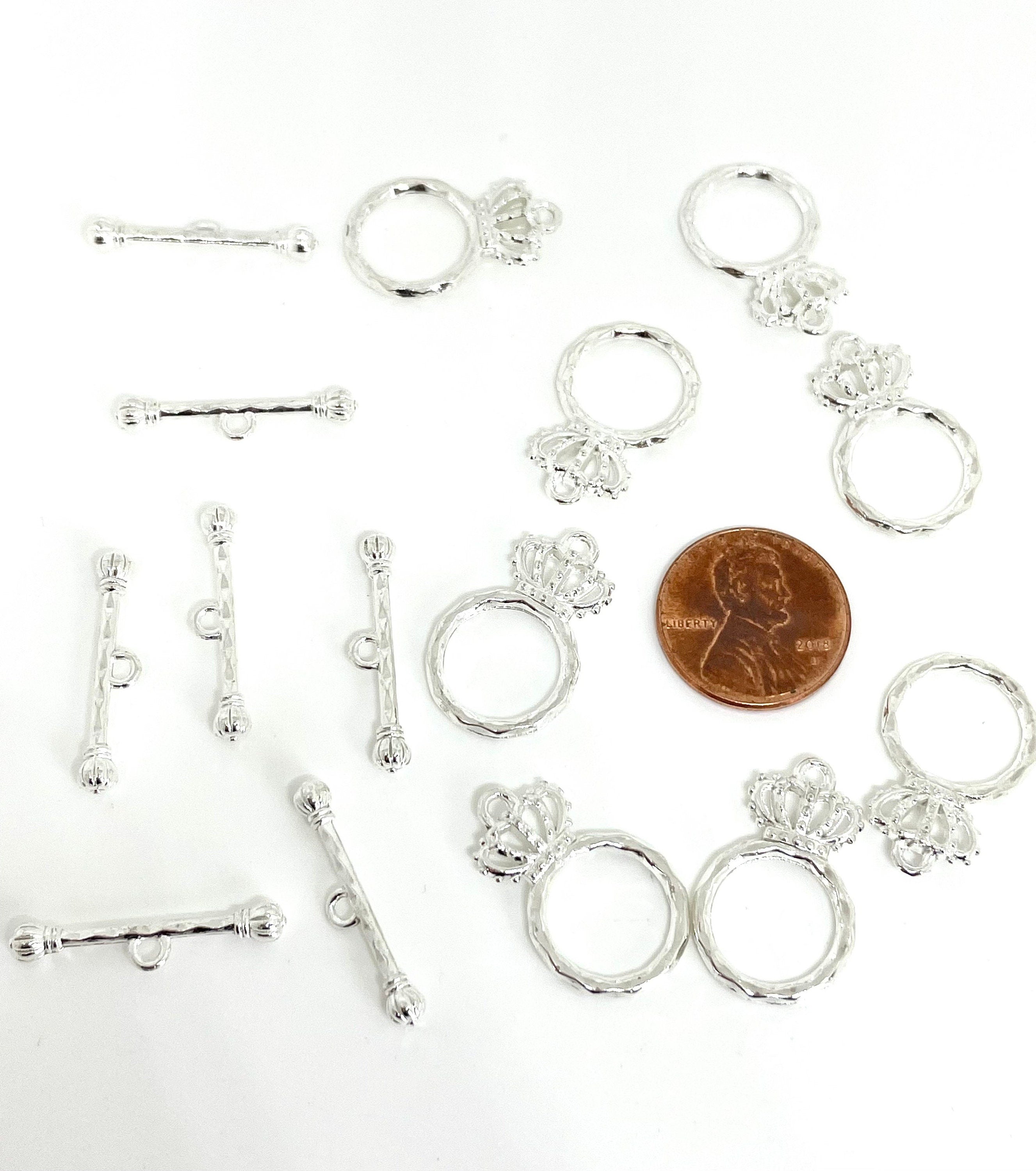 Silver Crown Toggle Closures