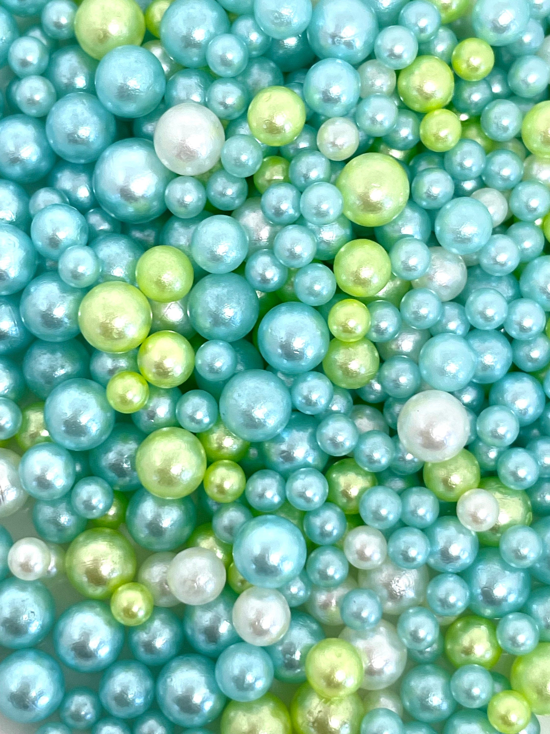 Minty Fake Sprinkle Mix for Decoden, Nail Art, Kawaii Sprinkles, Faux Sprinkles, Confetti Mix