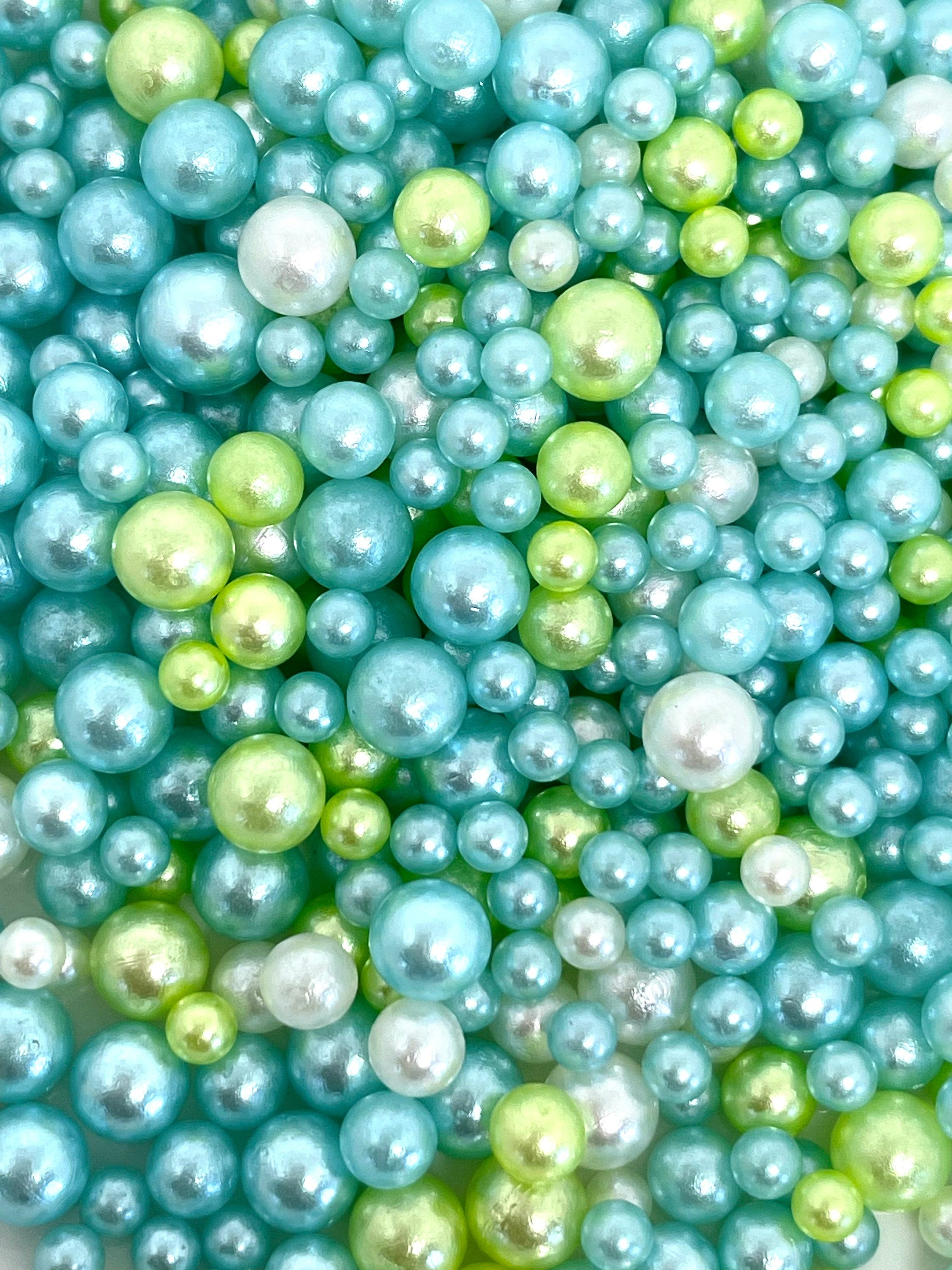 Minty Fake Sprinkle Mix for Decoden, Nail Art, Kawaii Sprinkles, Faux Sprinkles, Confetti Mix