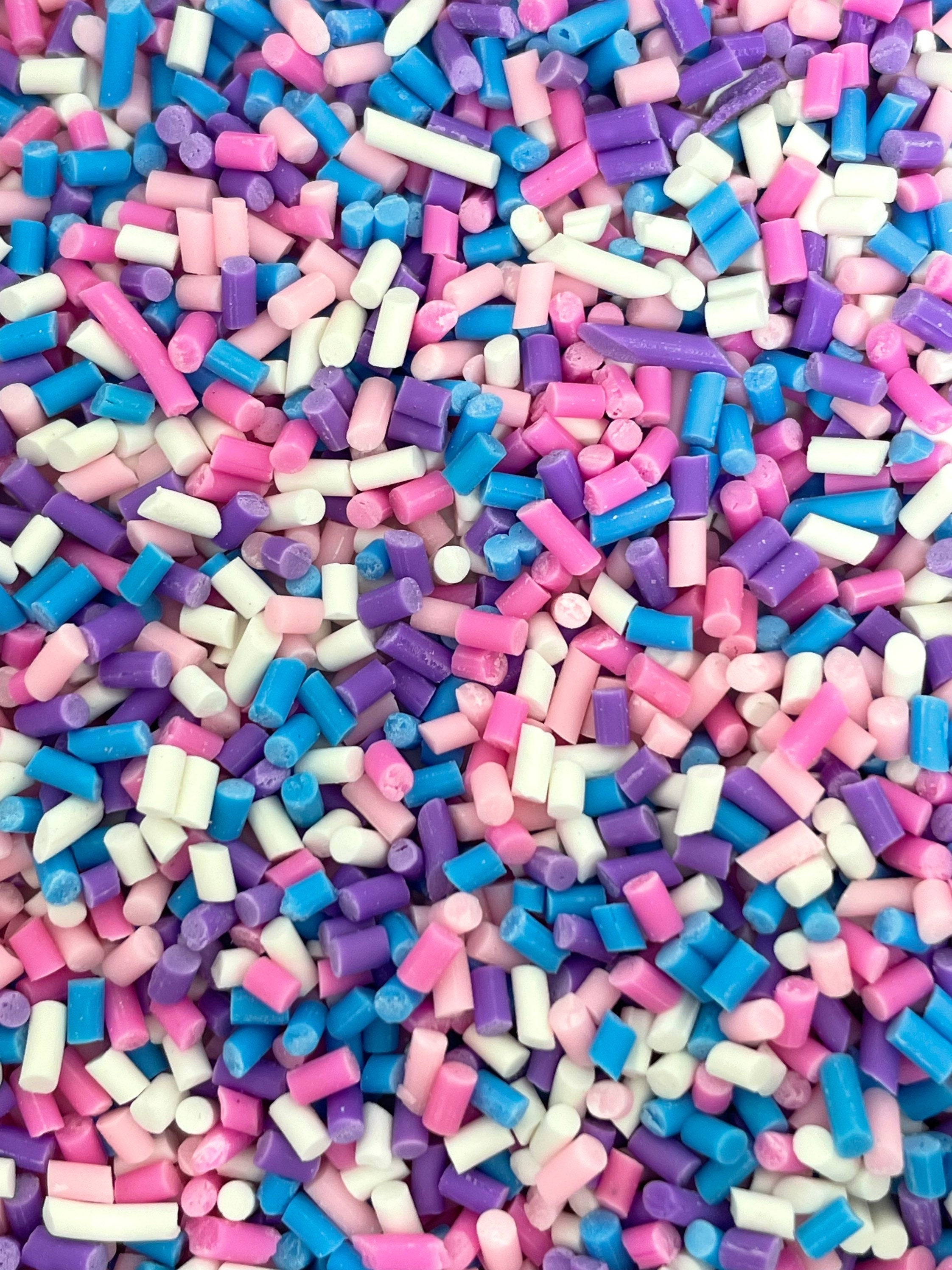 Fake Sprinkles Pastel Mix, Slime Add-Ins, Fake Cupcake Decorations, Polymer Clay Confetti Sprinkles, Kawaii Mix