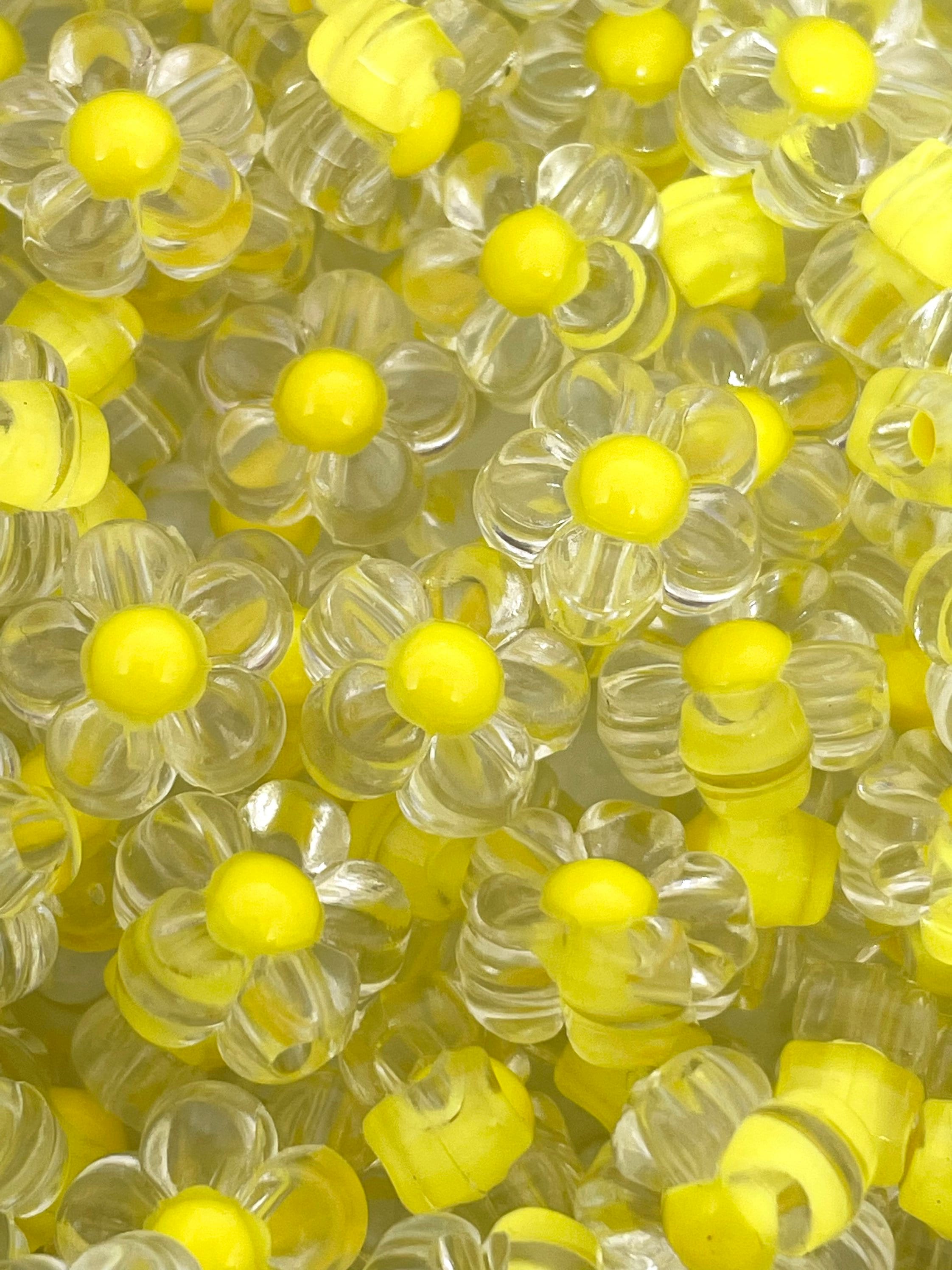 Sweet Daisy Beads for Jewelry Making, Daisy Charm, Daisy Pendant, Flower Beads for Necklace, Bracelet