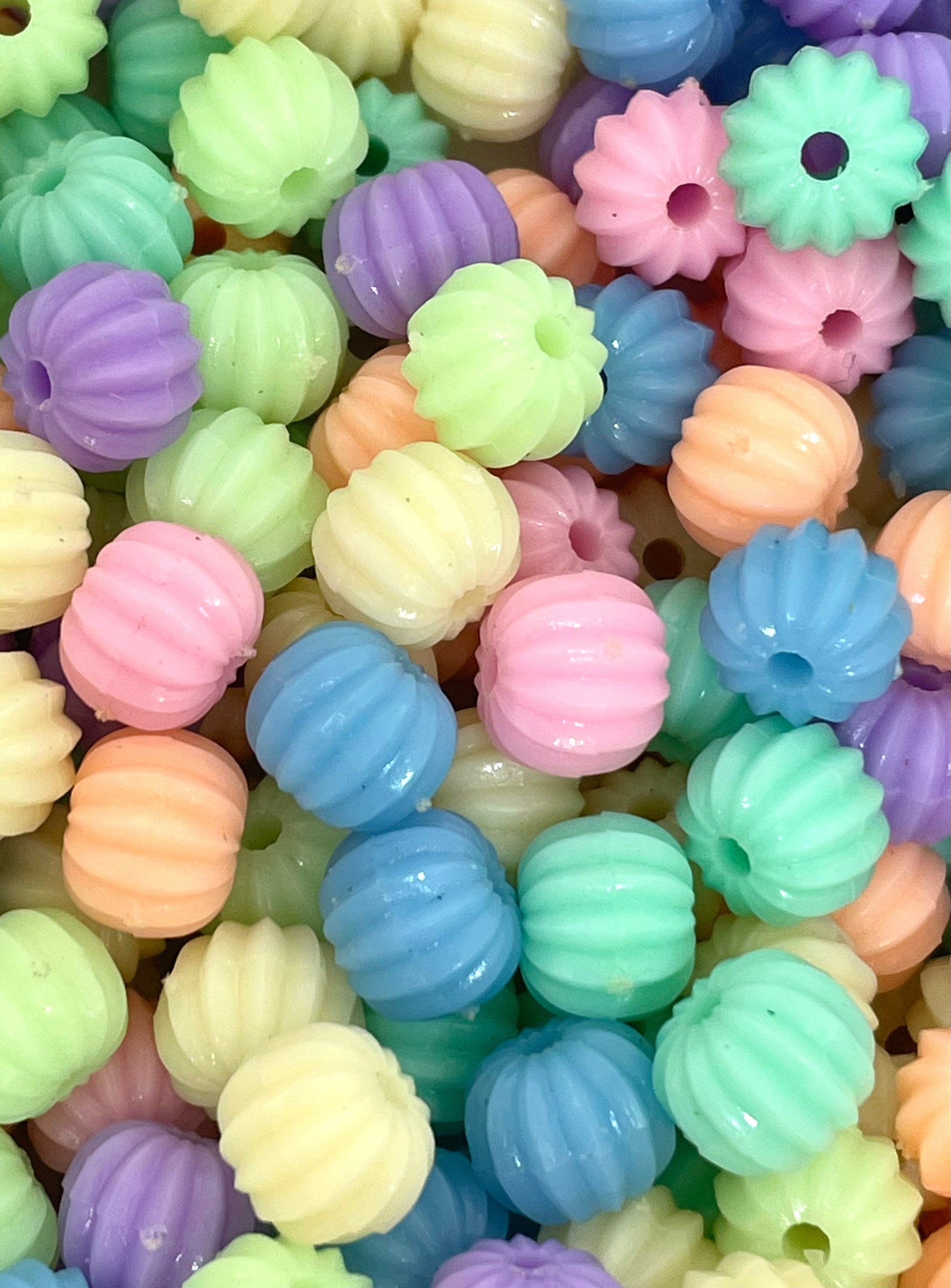 Pastel Whip Cream Candy Spacer Beads