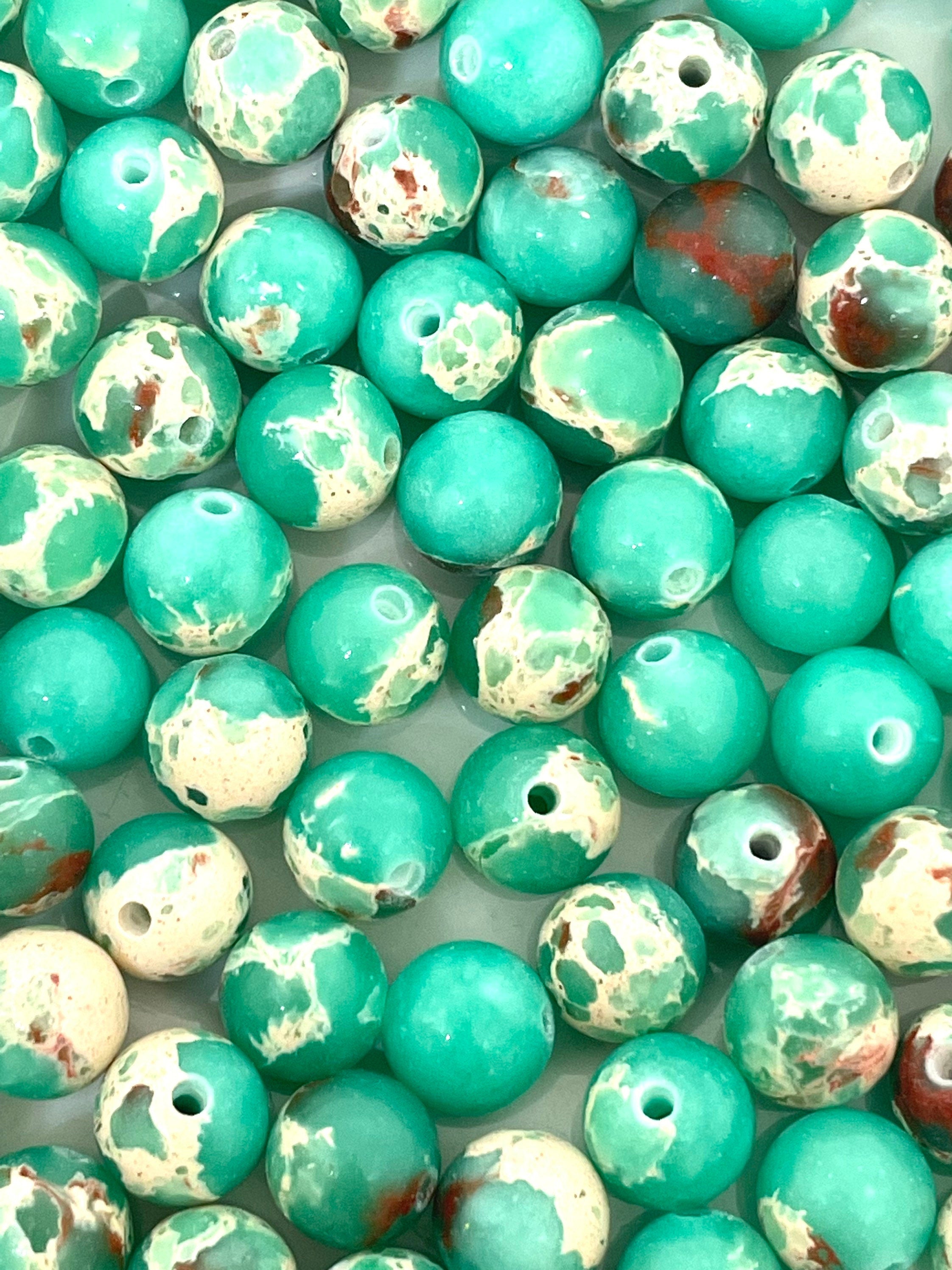 8mm Shoushan Jasper Stone Beads