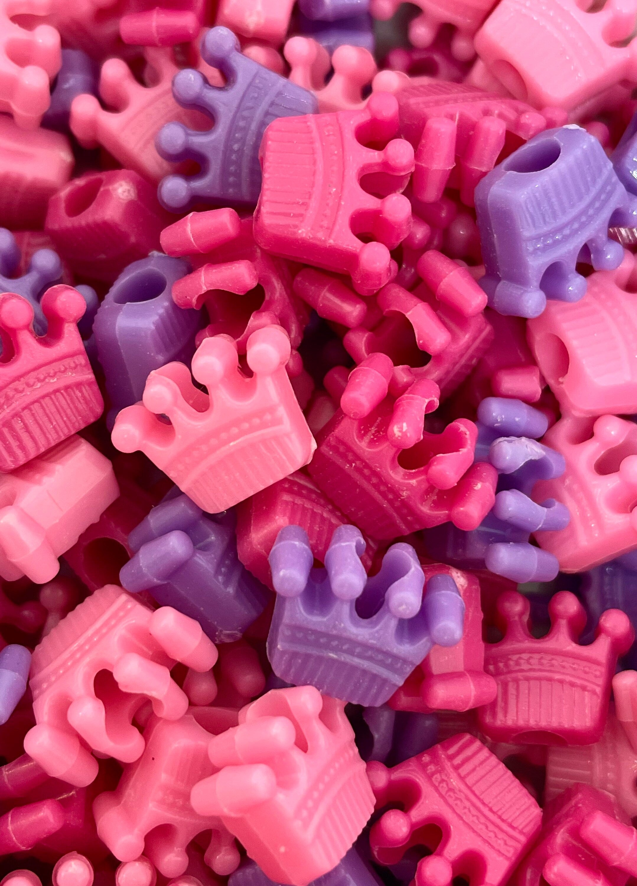 Pink Princess Beads for Jewelry Making, Pink Pony Beads, Beads for Party, Girls Beads, Valentines Day Beads