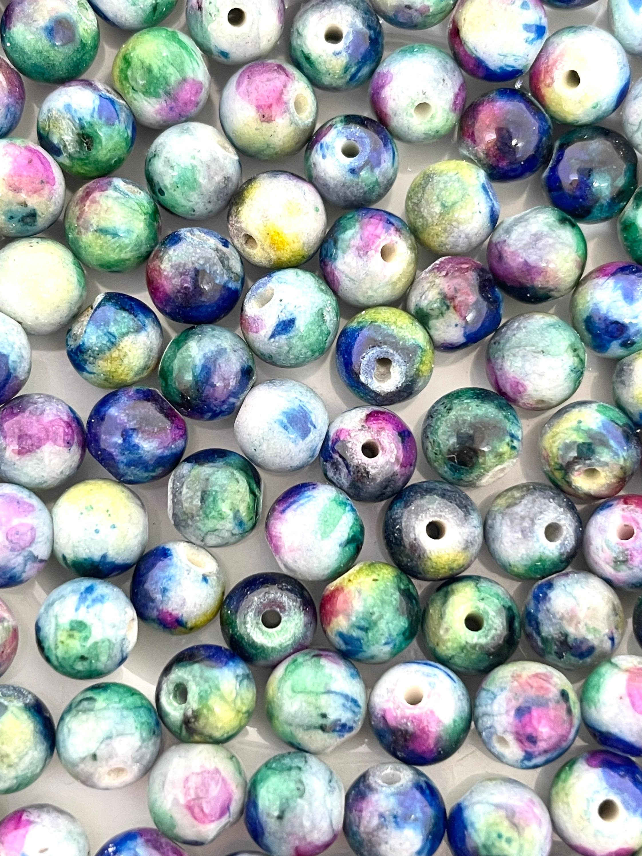 6mm Jade Chalcedony Beads