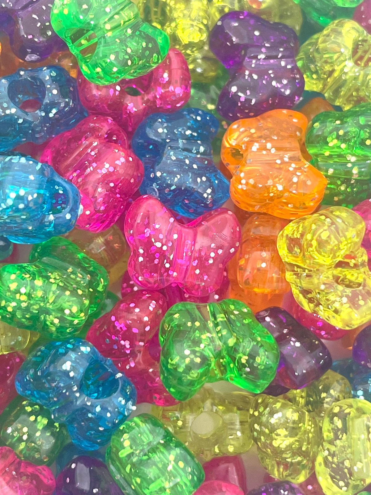 Translucent Butterfly Beads for Bracelet, Necklace, Jewelry Making