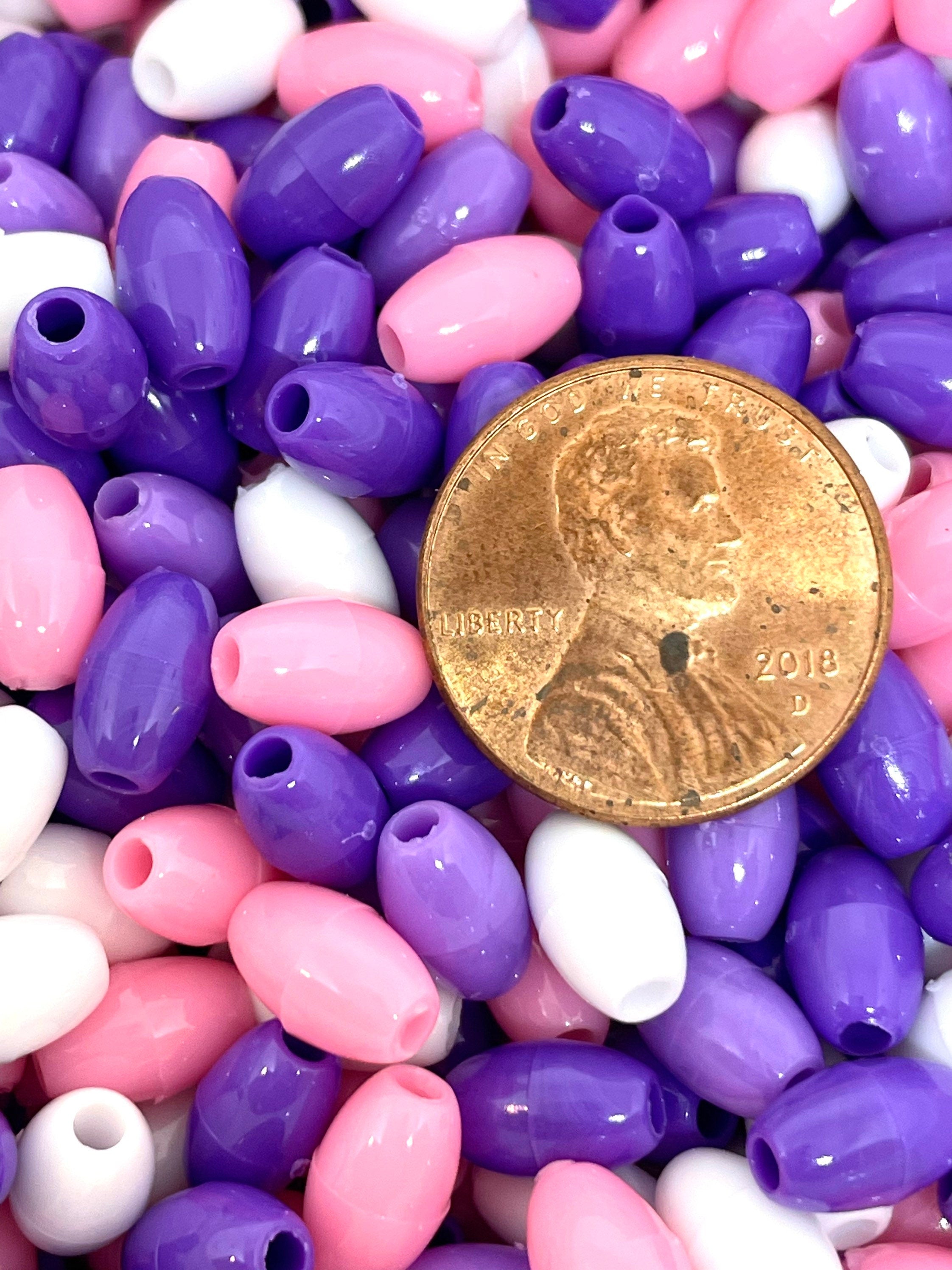 Mermaid Themed Oat Beads, Candy Beads for Jewelry Making, Sea Themed Party Beads for Bracelet