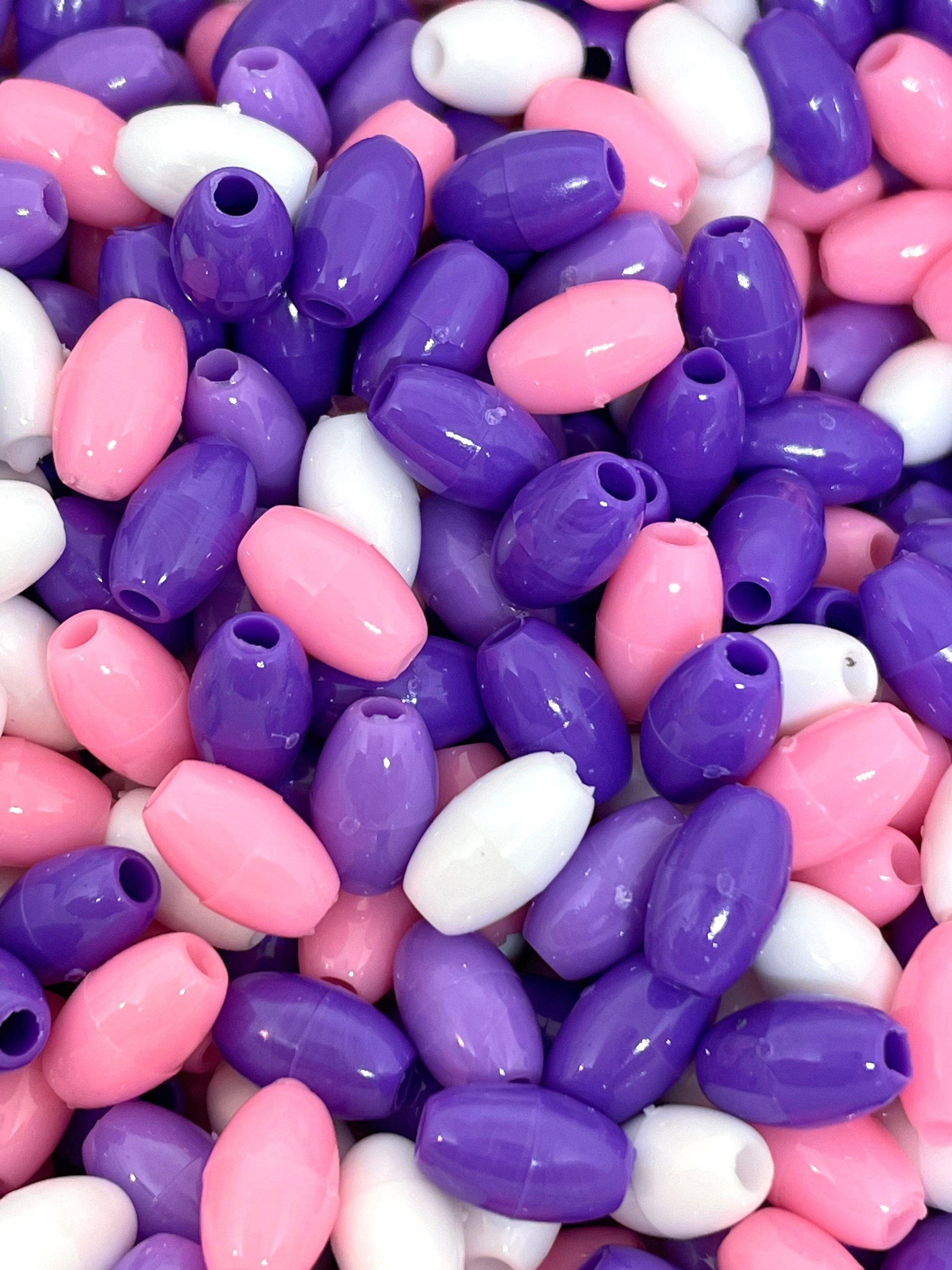 Mermaid Themed Oat Beads, Candy Beads for Jewelry Making, Sea Themed Party Beads for Bracelet