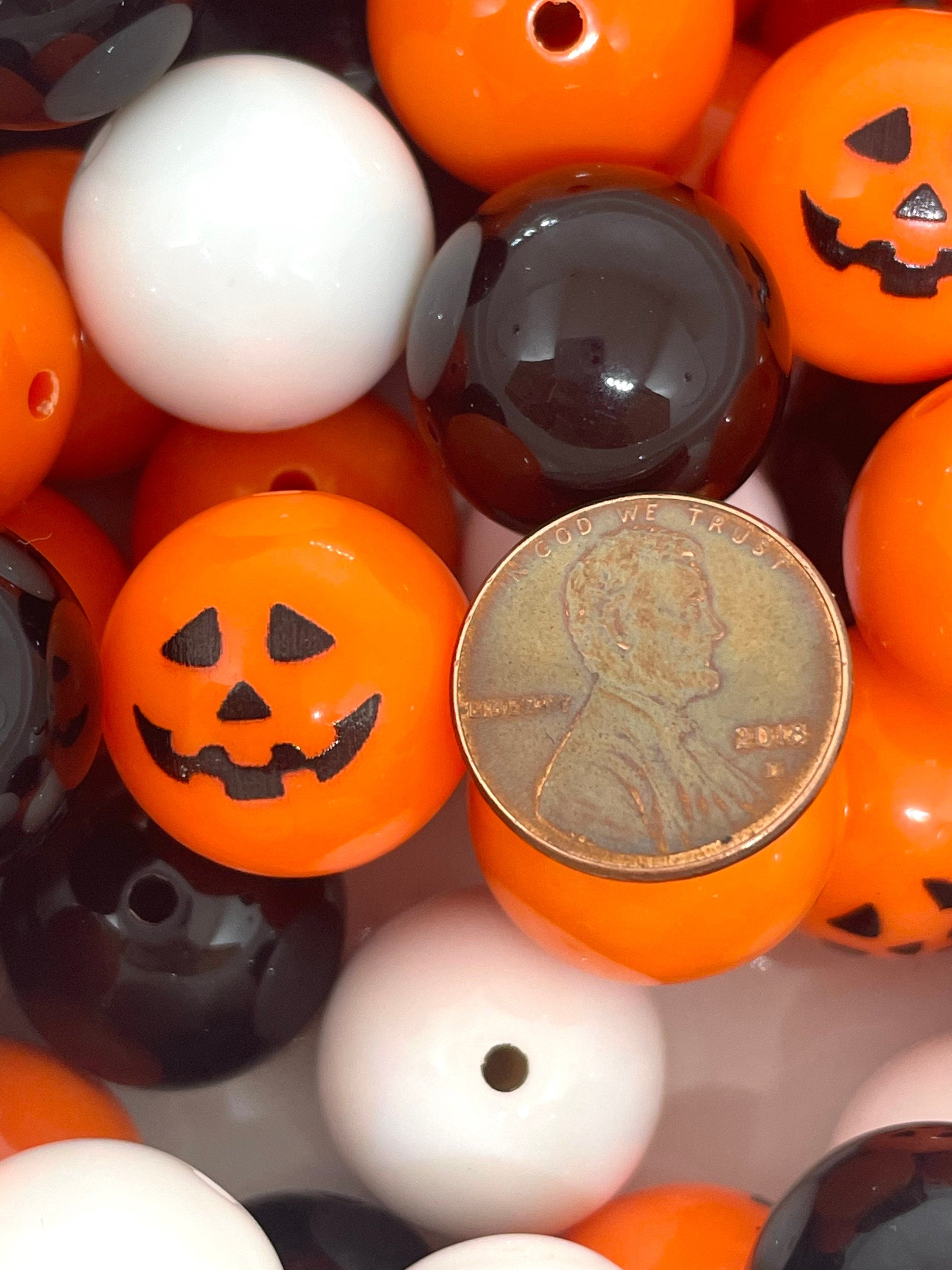 20mm Chunky Halloween Bead Soup