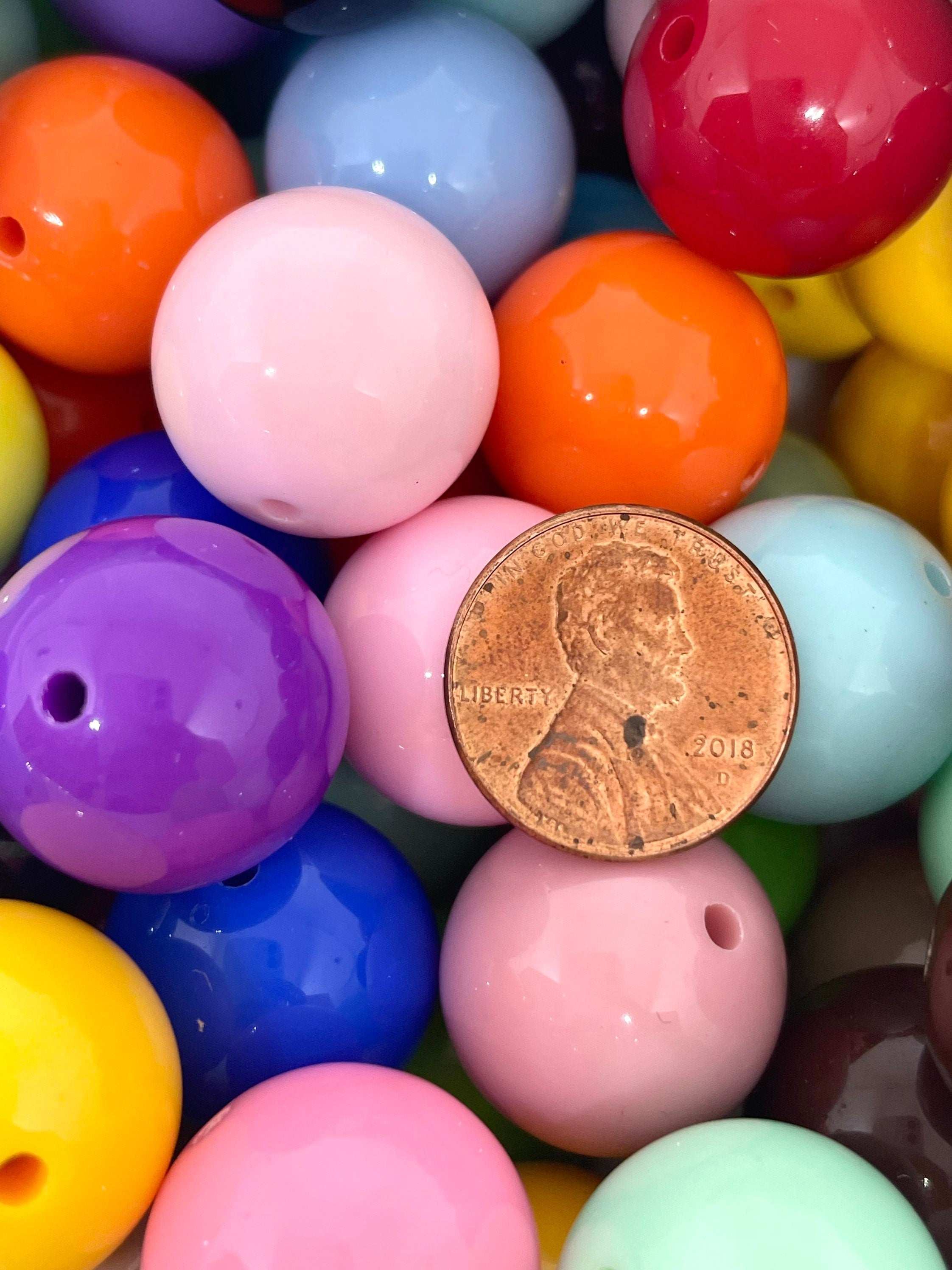 20mm Chunky Bubblegum Bead Set