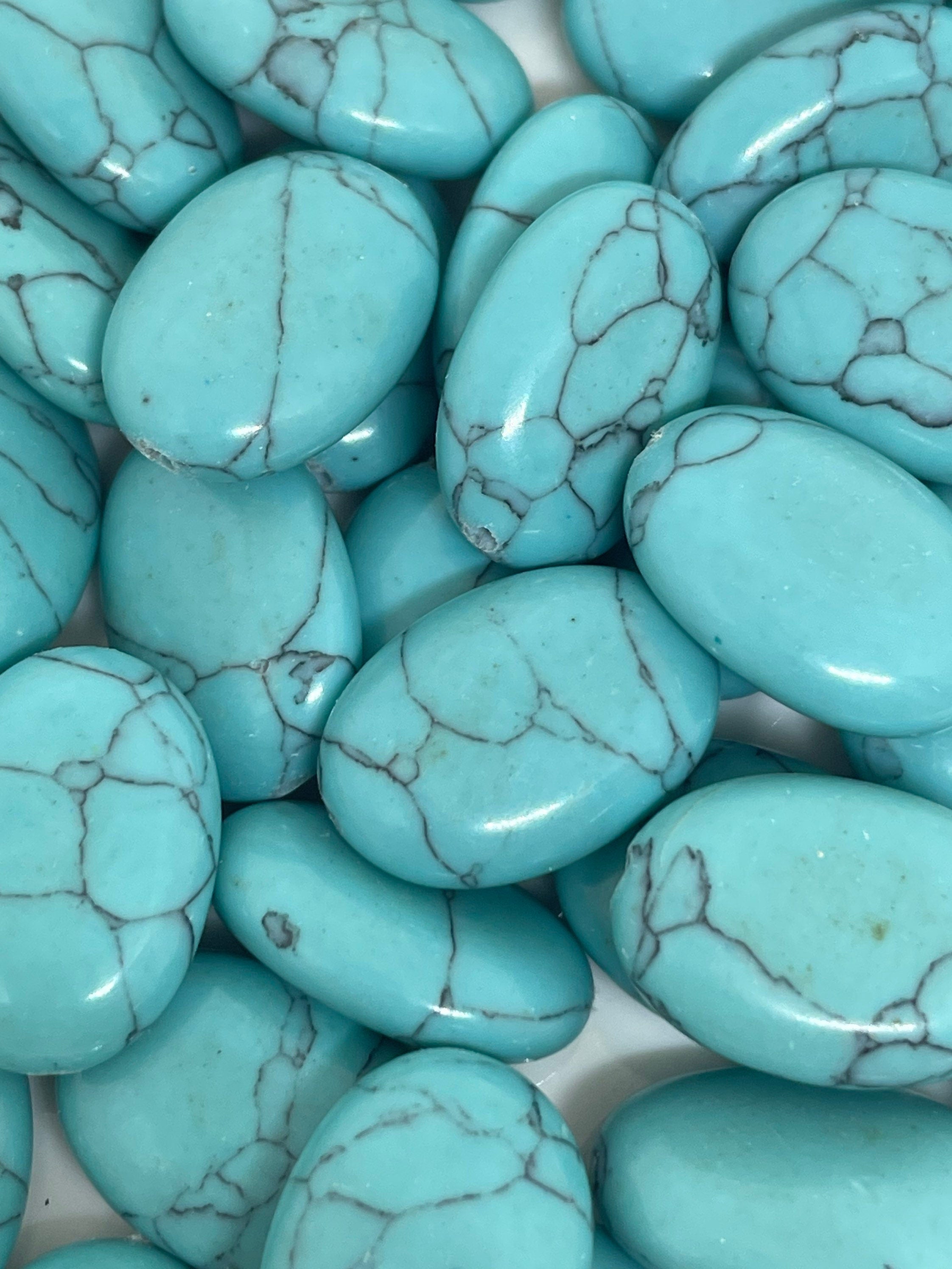 18mm Beautiful Lake Blue Turquoise Beads