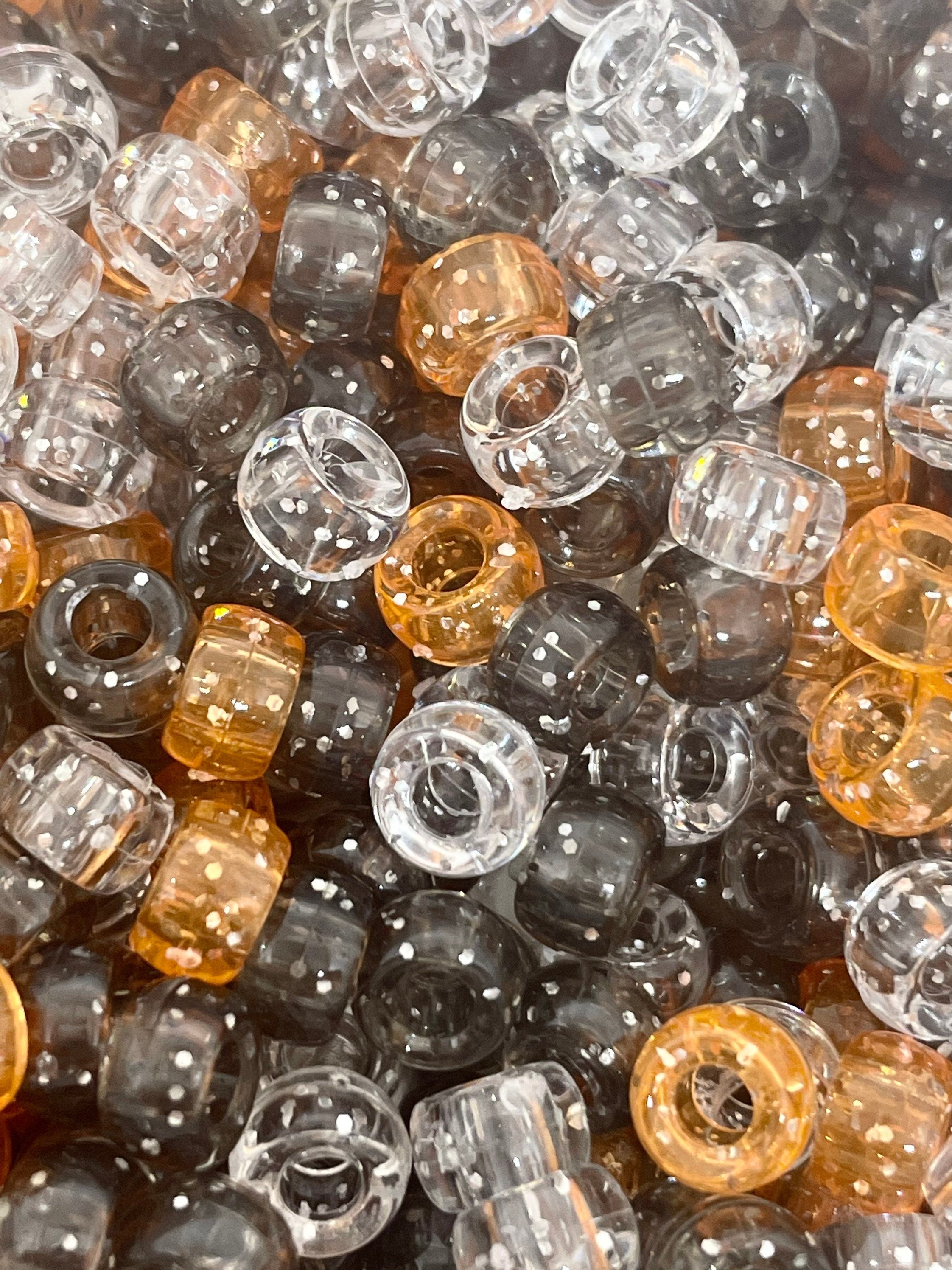 Mini Halloween Barrel Beads for Jewelry, Gothic Beads, Spooky Beads, Halloween Jewelry, Gothic Lolita, Creepy Beads