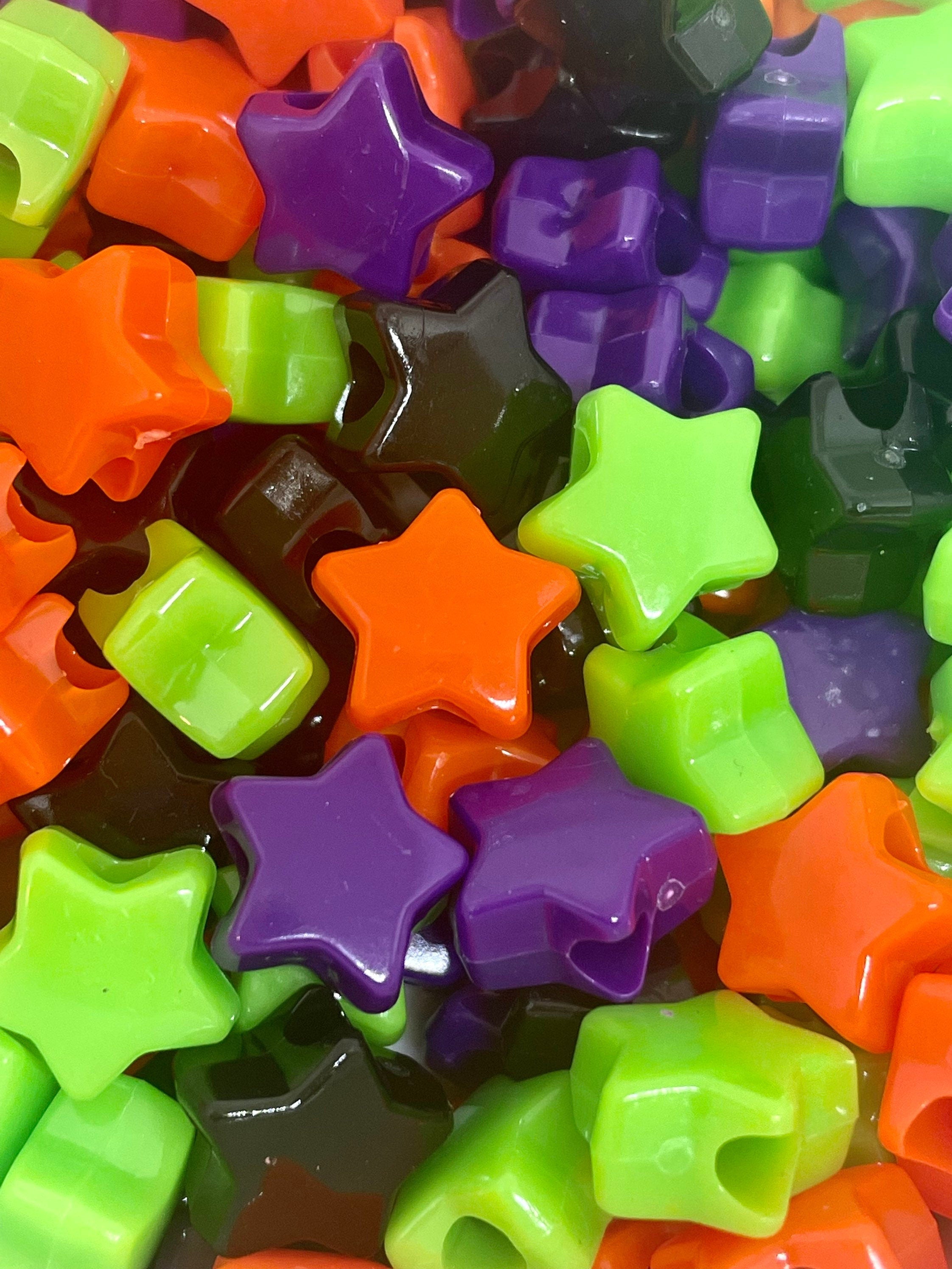 Witches Brew Halloween Star Bead Set, Bead Soup, Creepy, Spooky, Halloween Themed