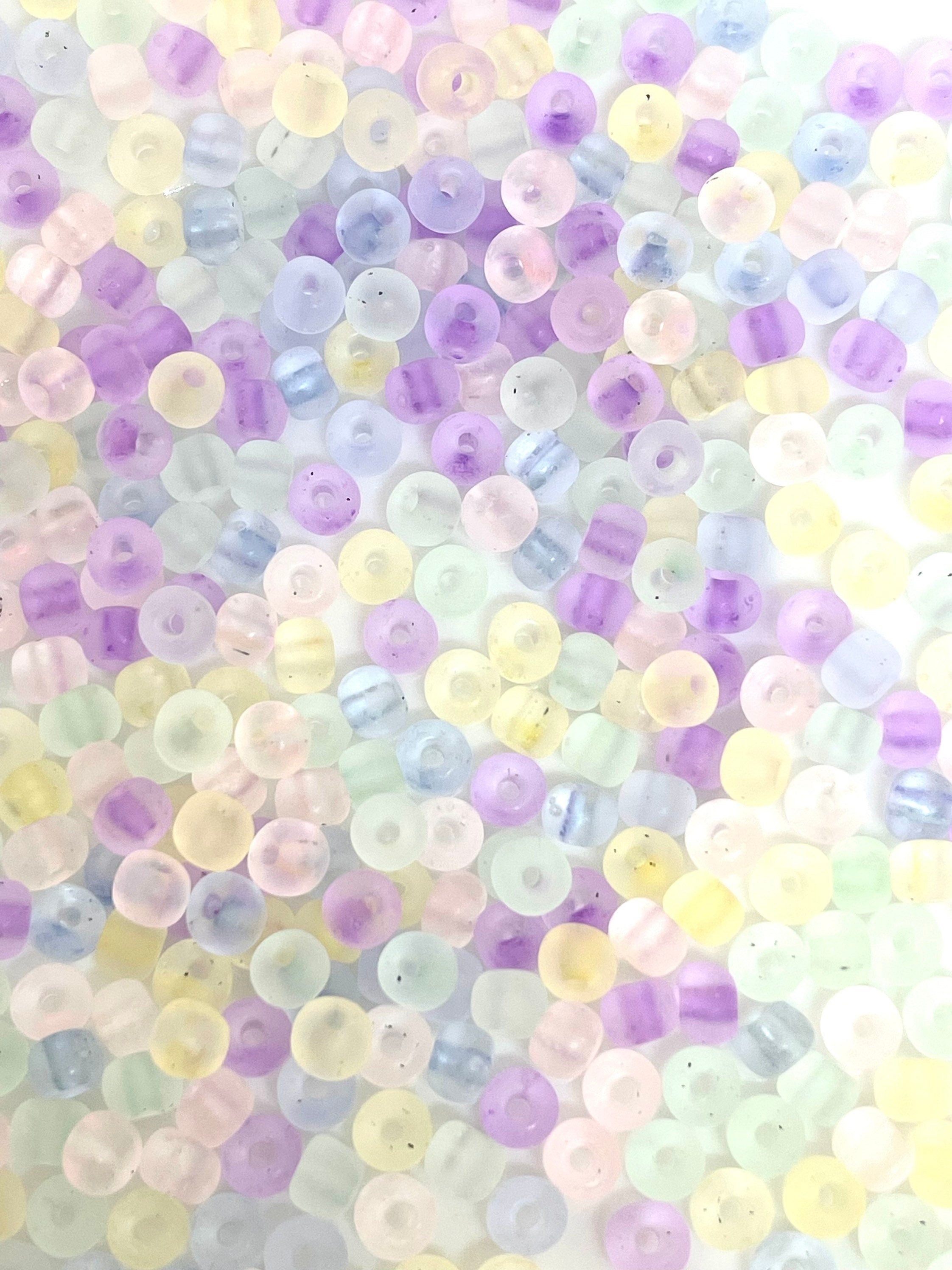4mm Tiny Macaron Seed Bead Mix