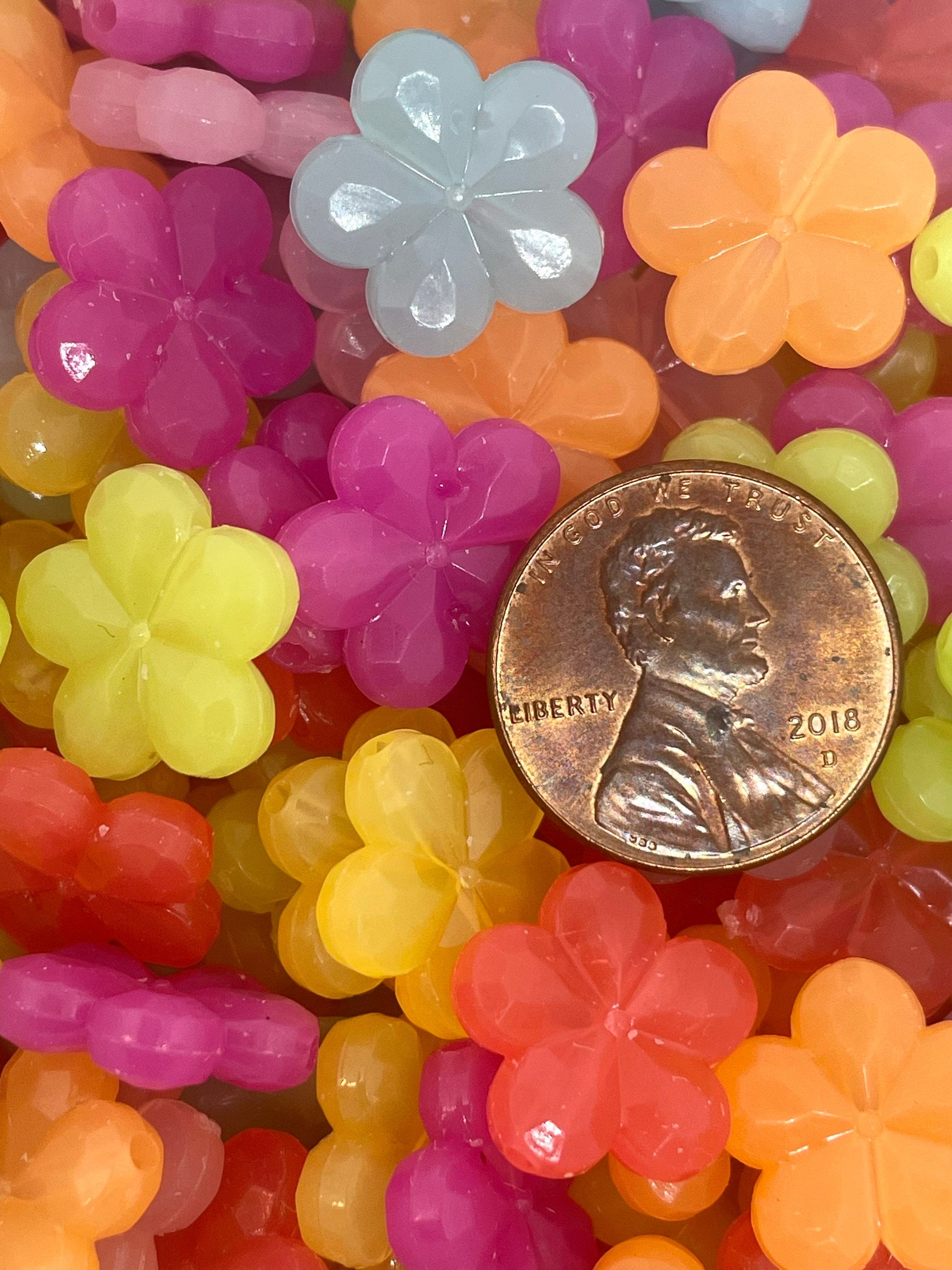 Jelly Flower Bead Soup, Milky Flower Charms, Pendants for Choker, Necklace