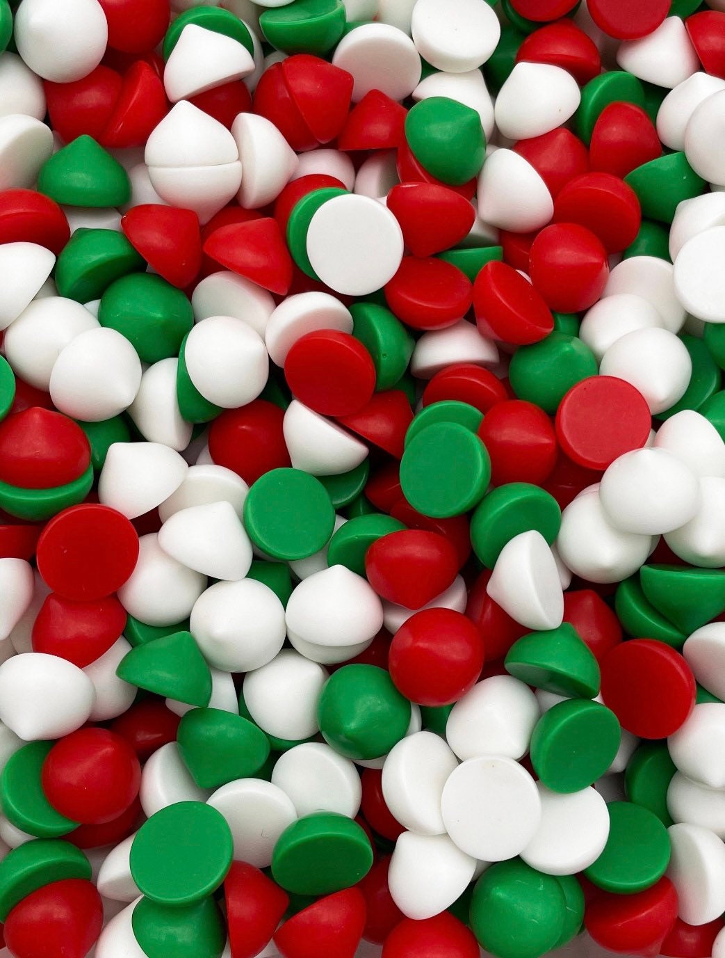 Fake Christmas Themed Chocolate Chips, Fake Sprinkles for Slime, Slime Mixers, Toppings, Fake Food, Bake Supplies, Add-Ins