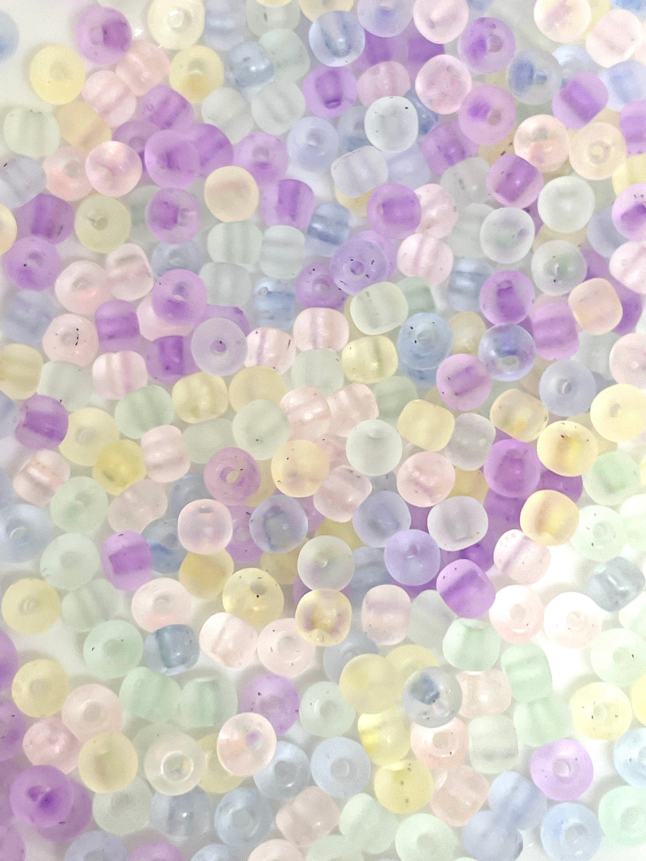 4mm Tiny Macaron Seed Bead Mix
