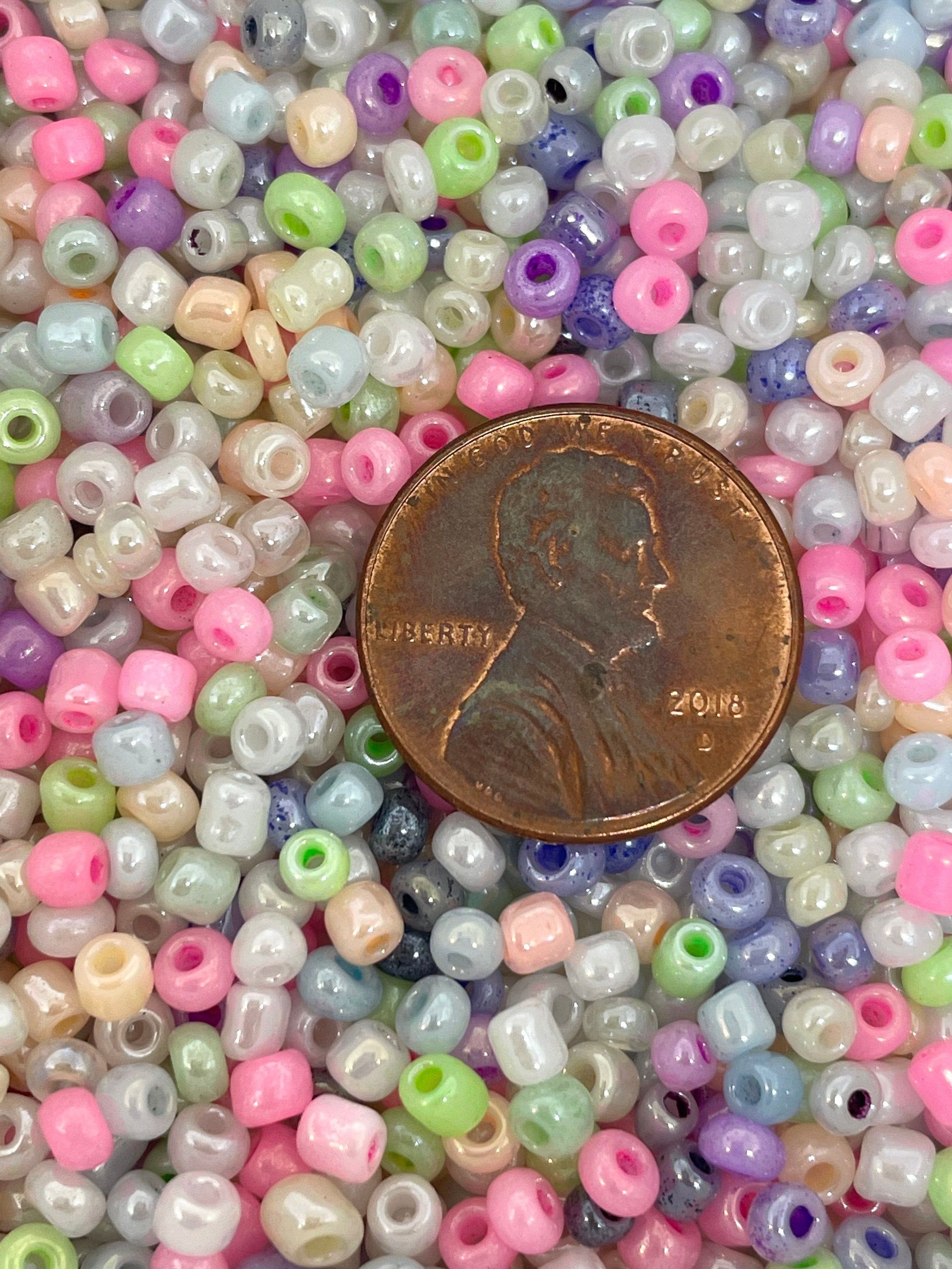 3mm Tiny Kawaii Themed Bead Mix