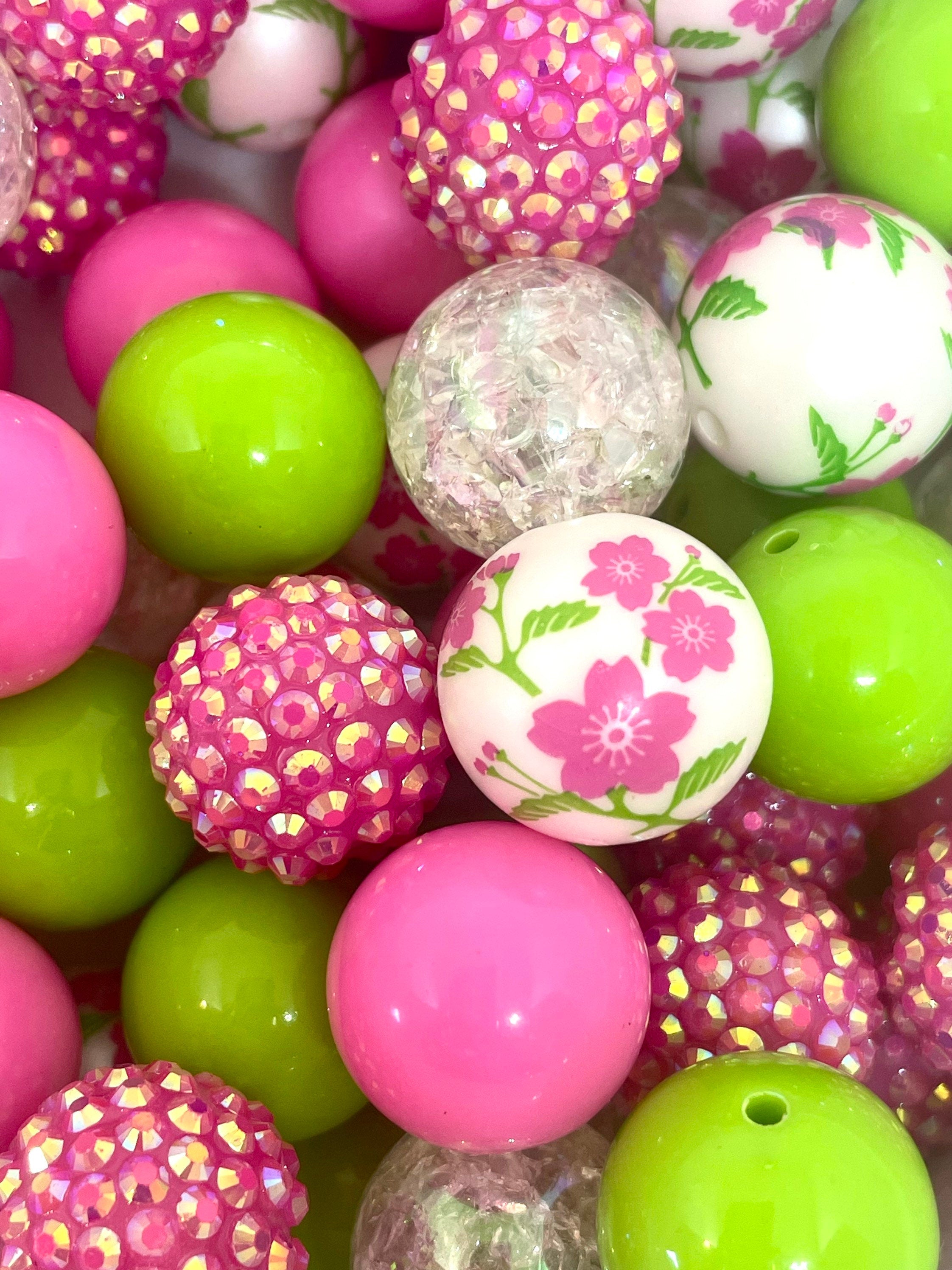 20mm Chunky Sakura Bead Mix