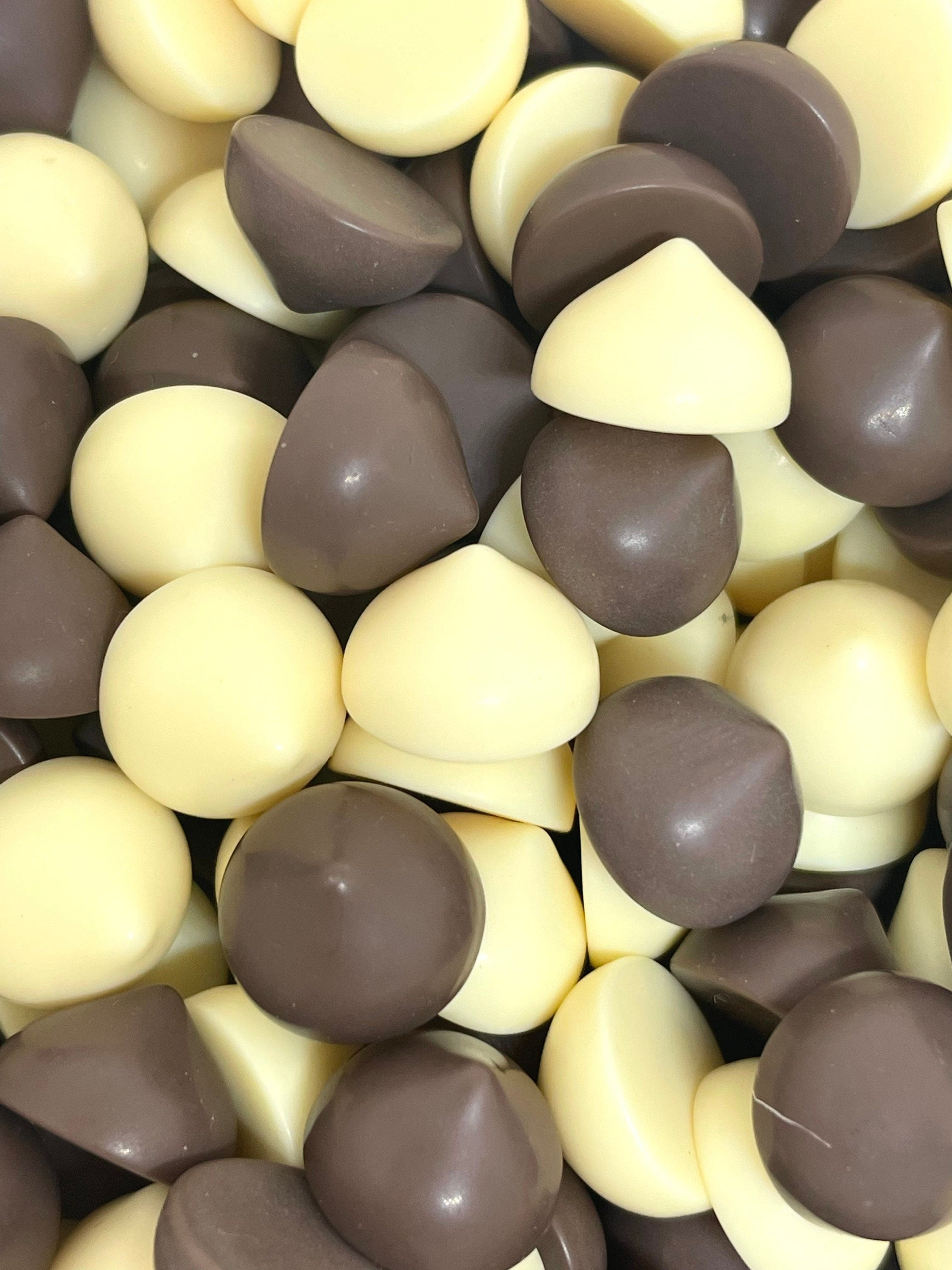 Fake White and Milk Chocolate Chip Mix for Slime, Slime Mix-Ins, Toppings, Add-Ins, Candy Cabochons