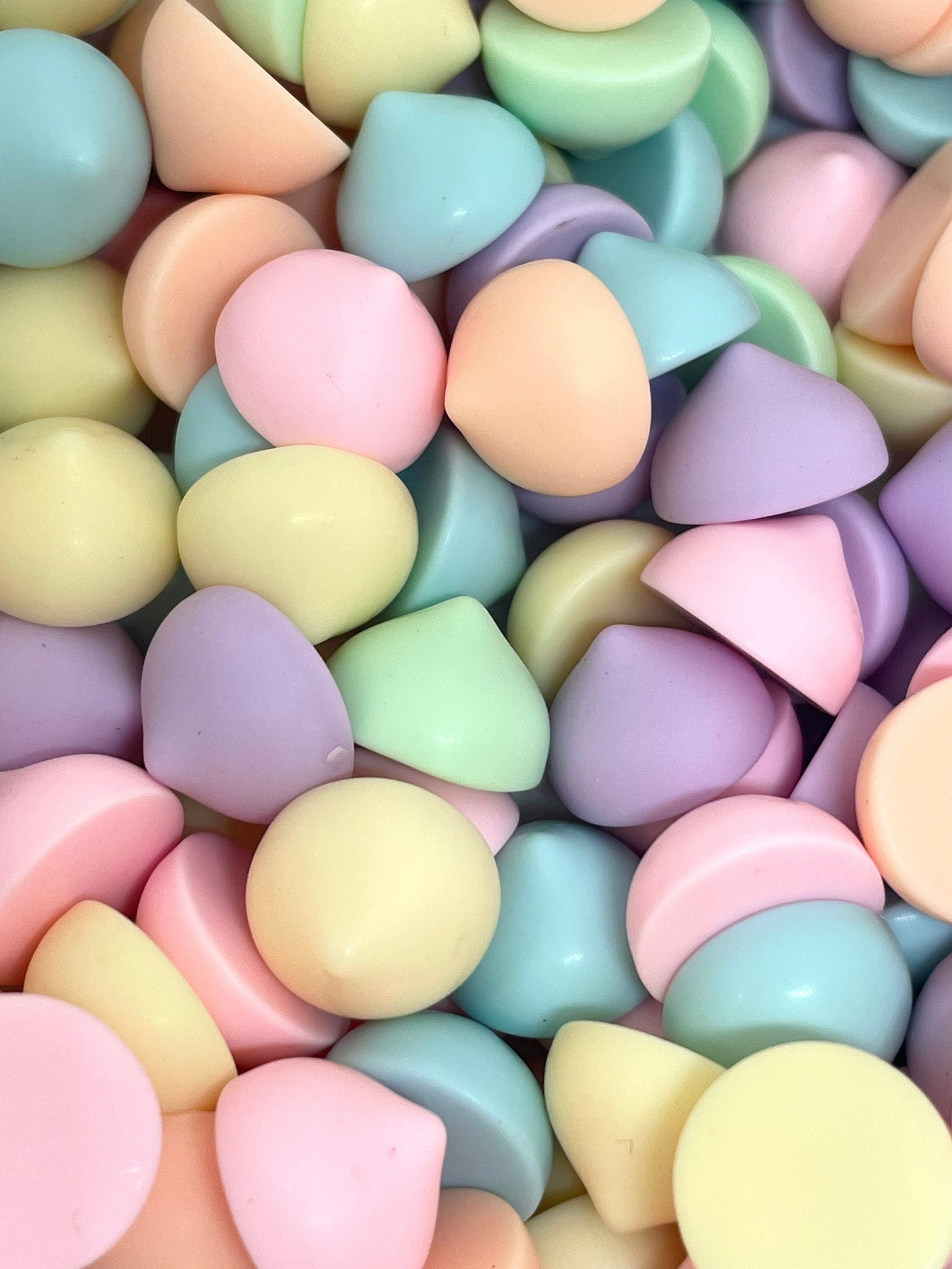 Fake Sweet Pastel Chocolate Chip Cabochons, Kawaii Slime Toppings, Easter, Spring Themed, Mix-Ins for Slime