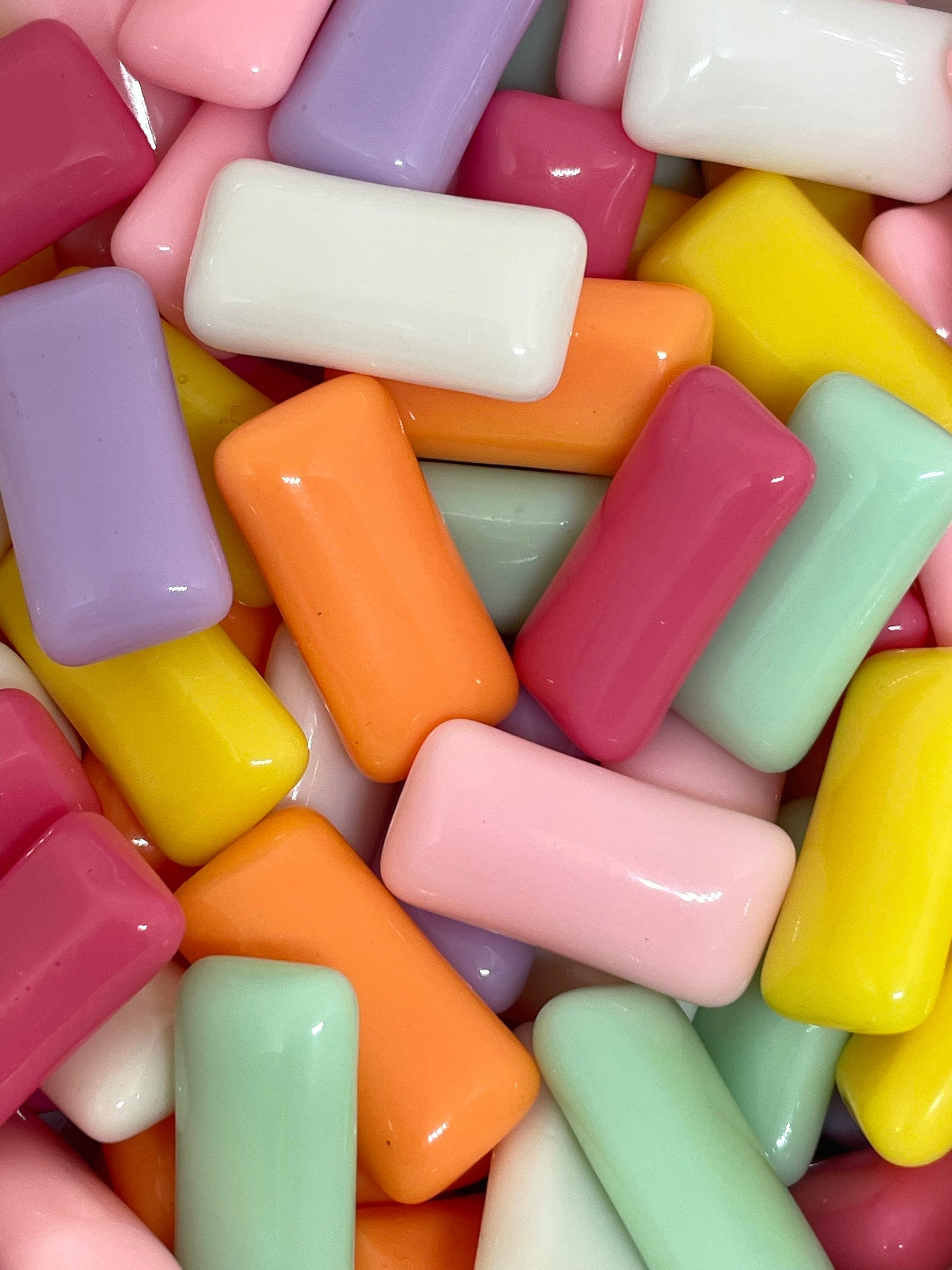 Fake Gum for Slime, Fake Food, Fake Candy Slime Toppings, Candy Cabochons for Decoden