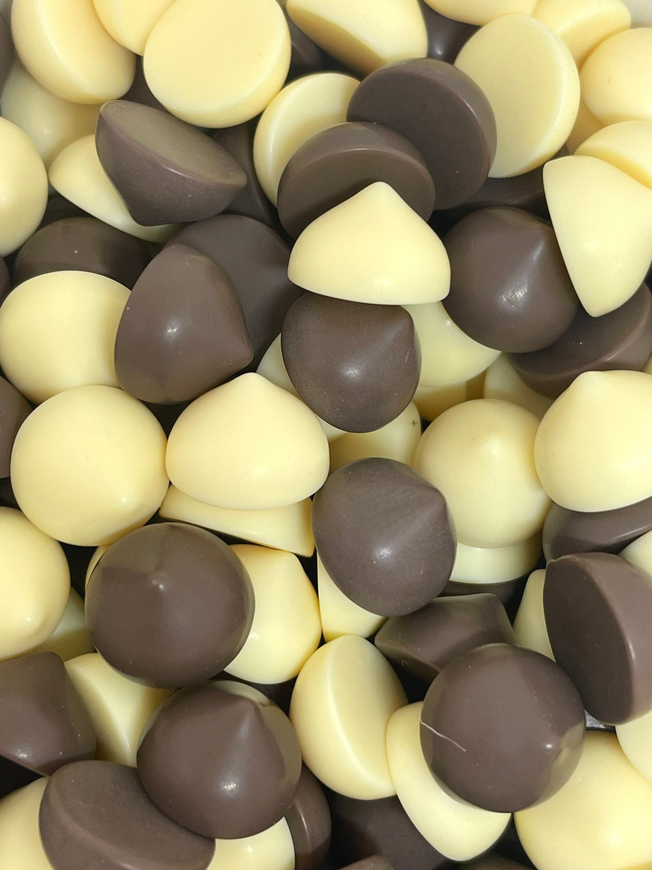 Fake White and Milk Chocolate Chip Mix for Slime, Slime Mix-Ins, Toppings, Add-Ins, Candy Cabochons